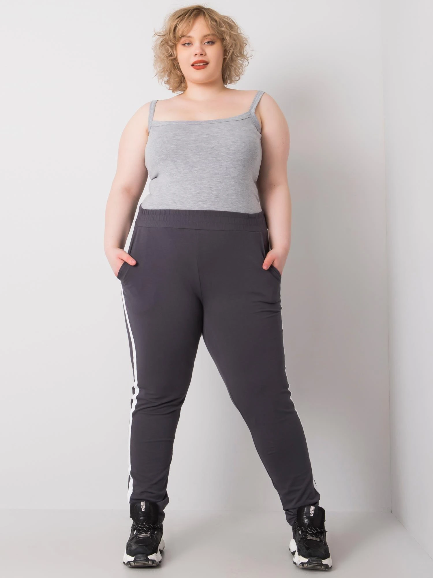 Basic Feel Good Sportinės kelnės-RV-DR-6643.95-grafitas