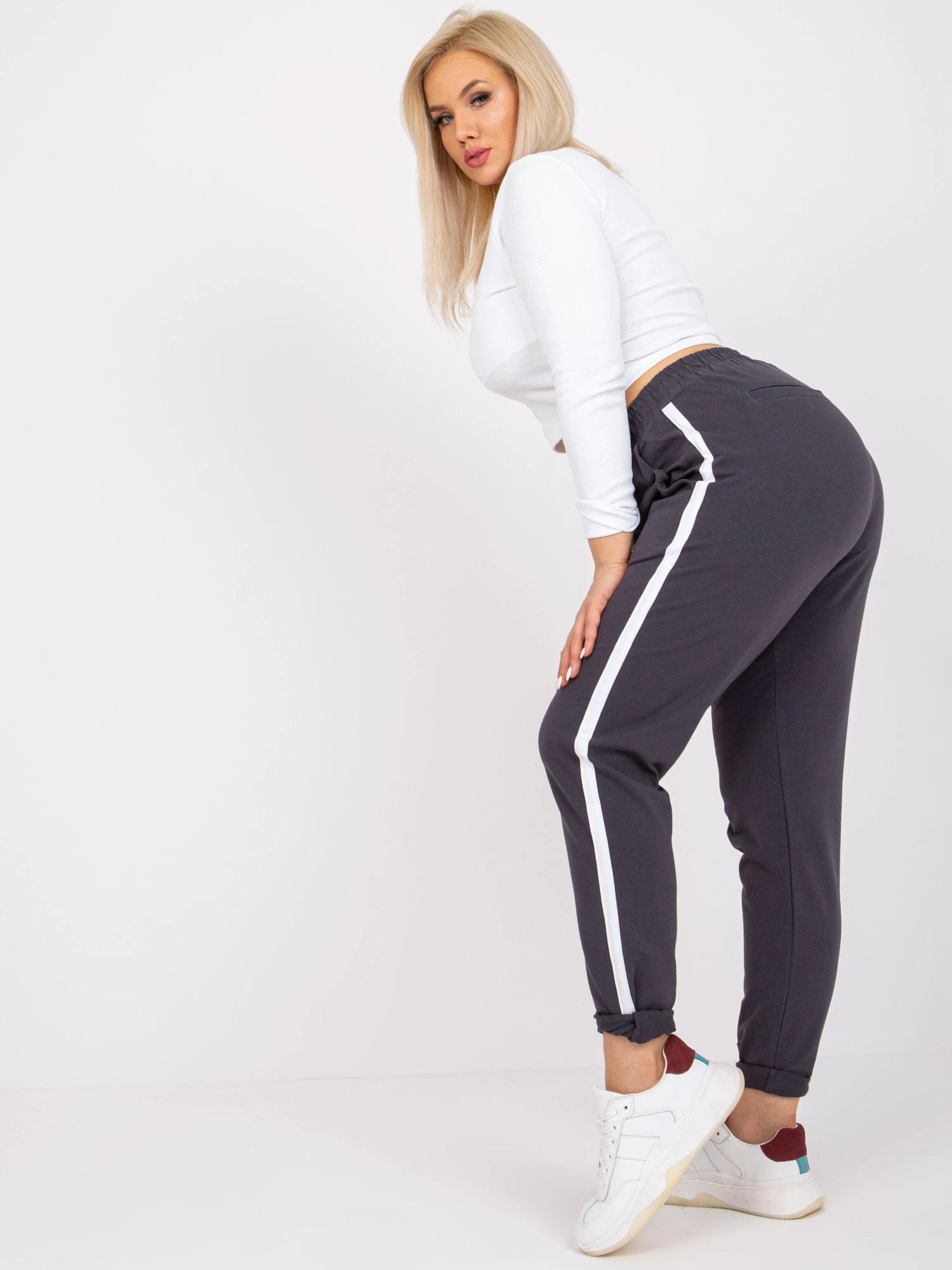 Basic Feel Good Sportinės kelnės-RV-DR-6643.95-grafitas