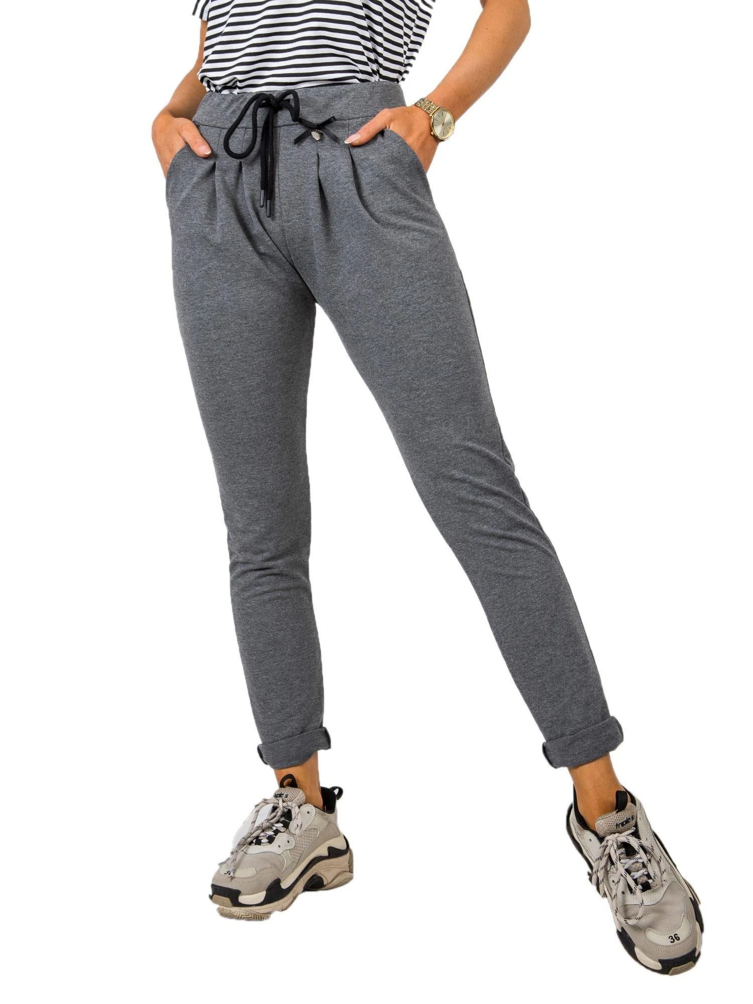 Basic Feel Good Sportinės kelnės-TP-DR-5477.88-tamsiai pilkos