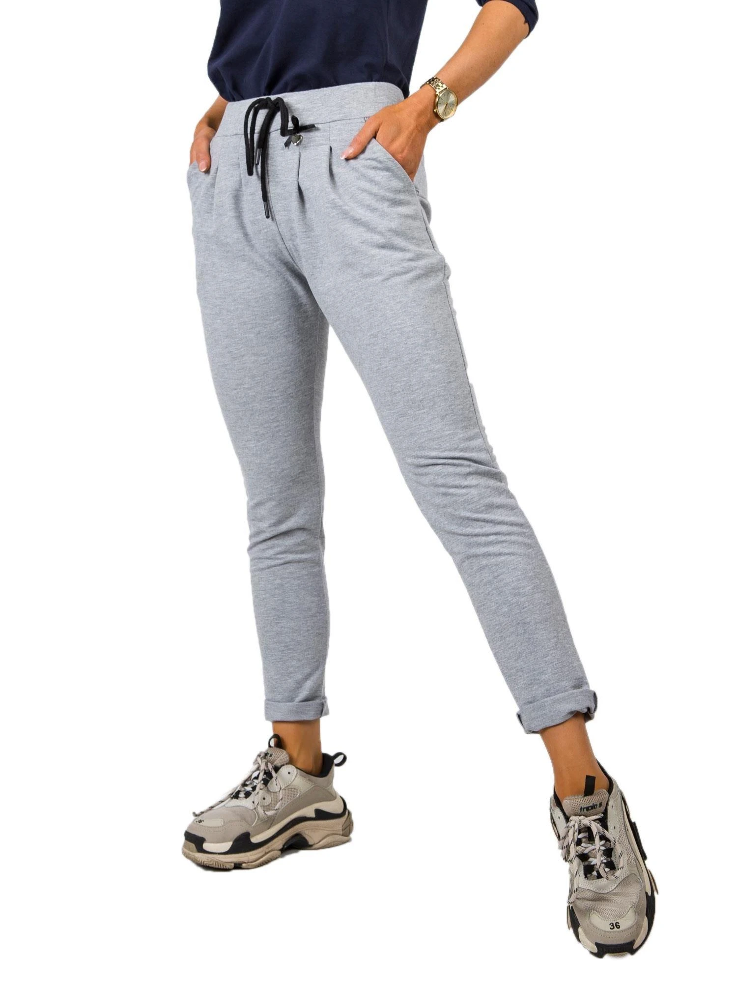 Basic Feel Good Sportinės kelnės-TP-DR-5477.88-pilkos