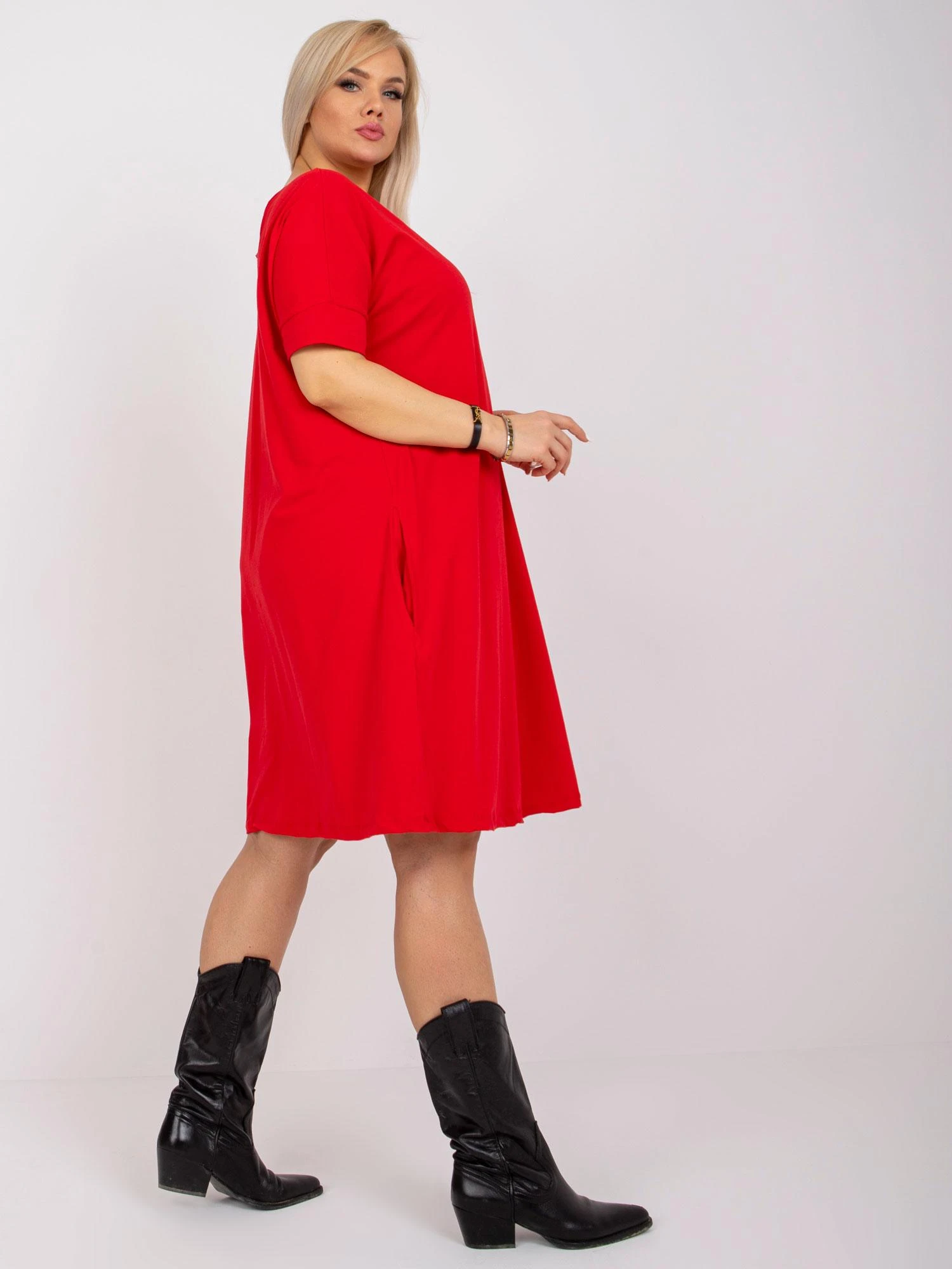 Basic Feel Good Suknelė-RV-SK-6639.02X-raudona