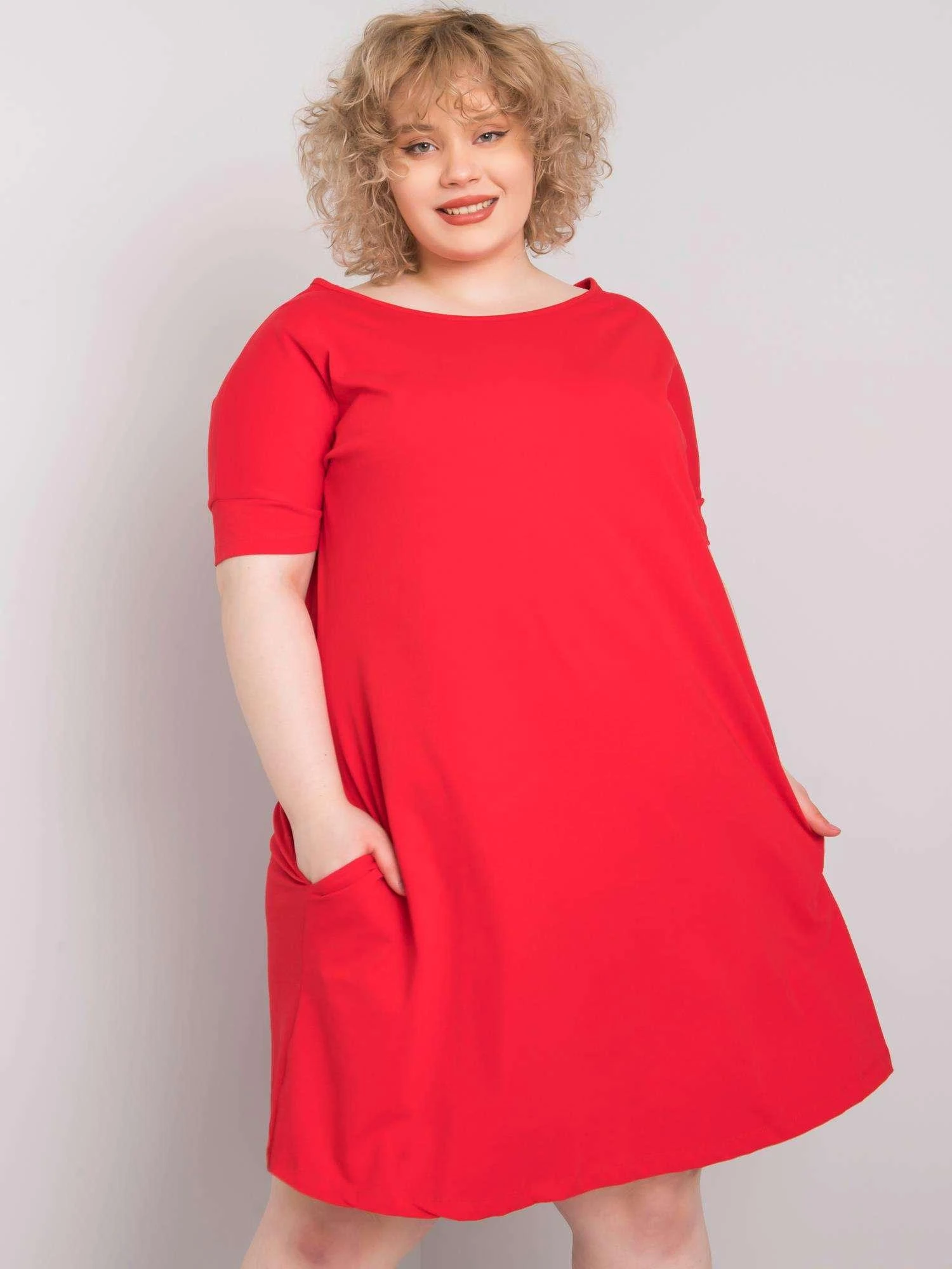 Basic Feel Good Suknelė-RV-SK-6639.02X-raudona