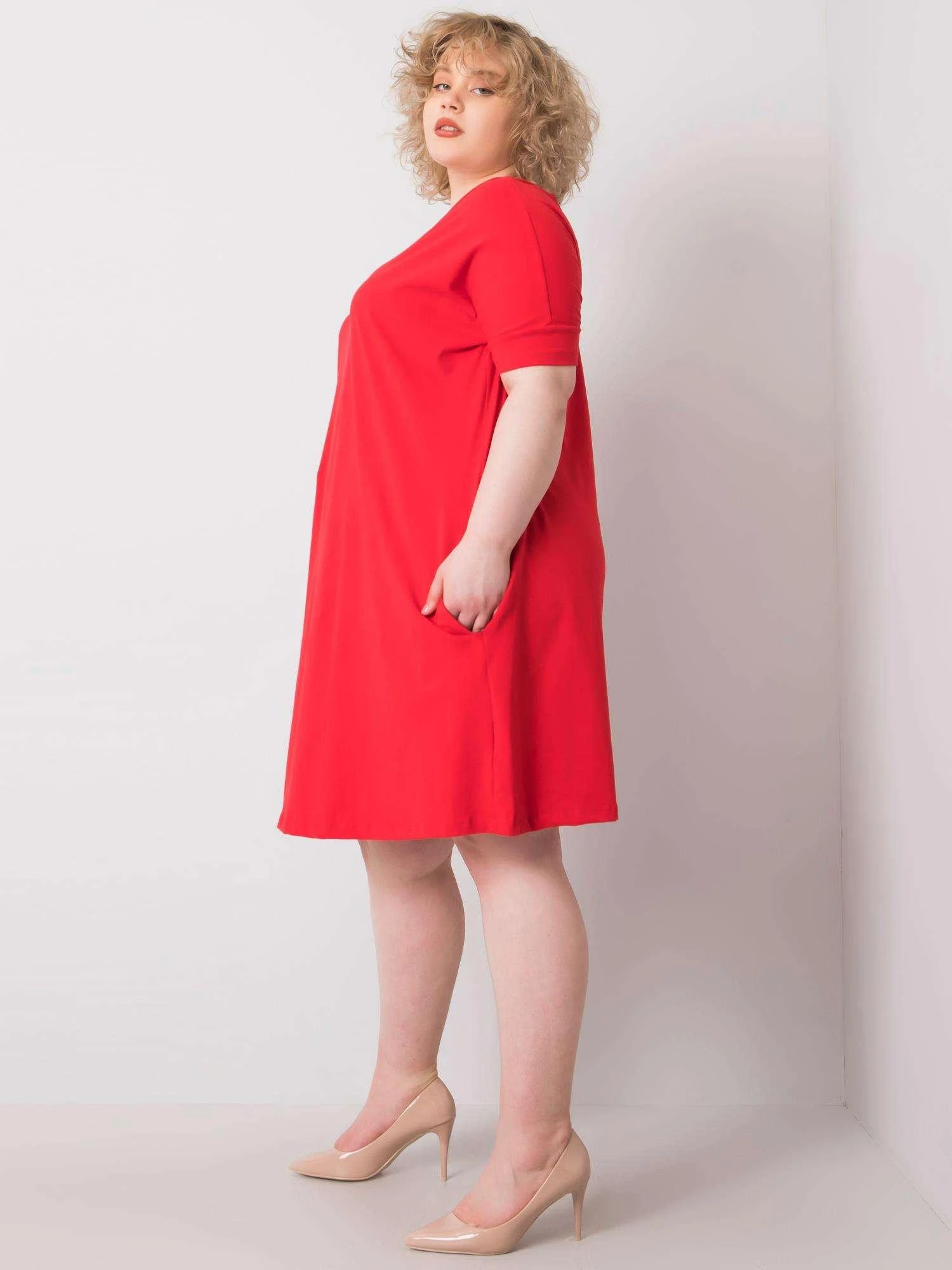 Basic Feel Good Suknelė-RV-SK-6639.02X-raudona