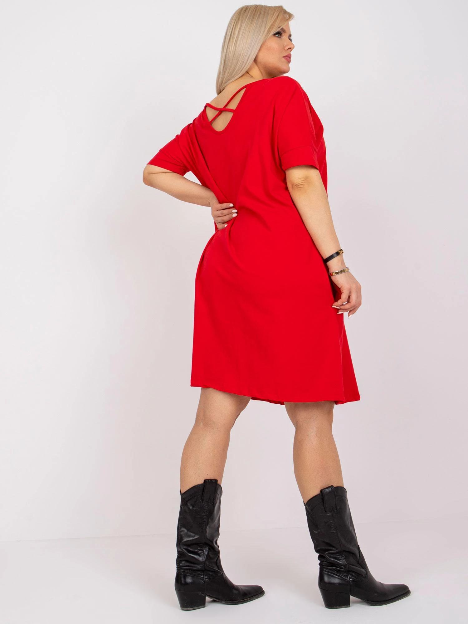 Basic Feel Good Suknelė-RV-SK-6639.02X-raudona