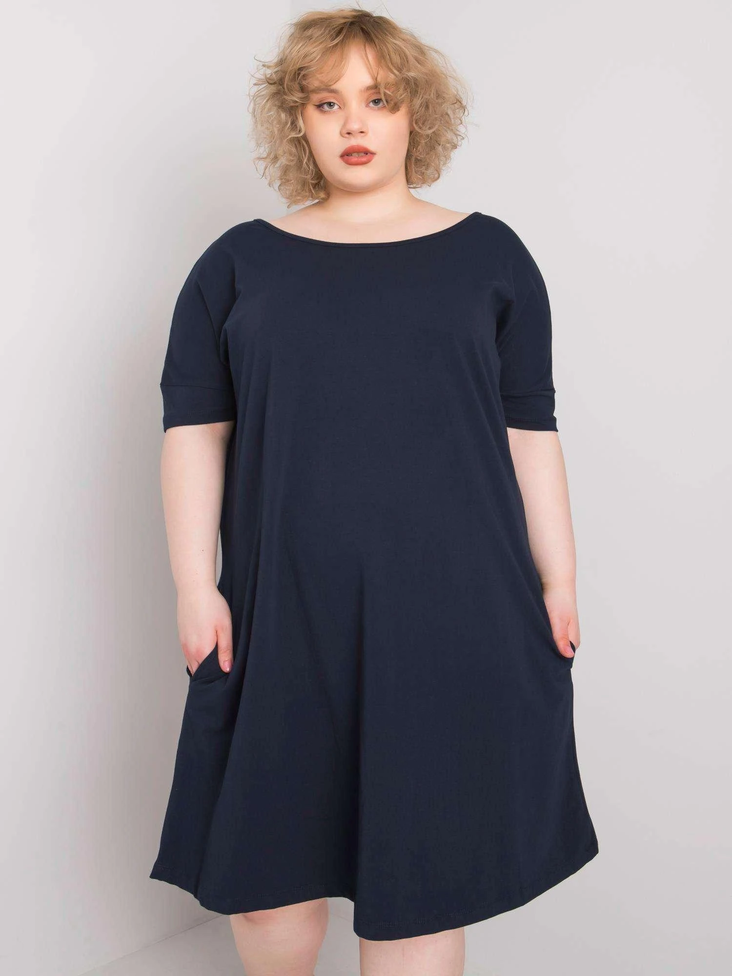 Basic Feel Good Suknelė-RV-SK-6639.02X tamsiai mėlyna