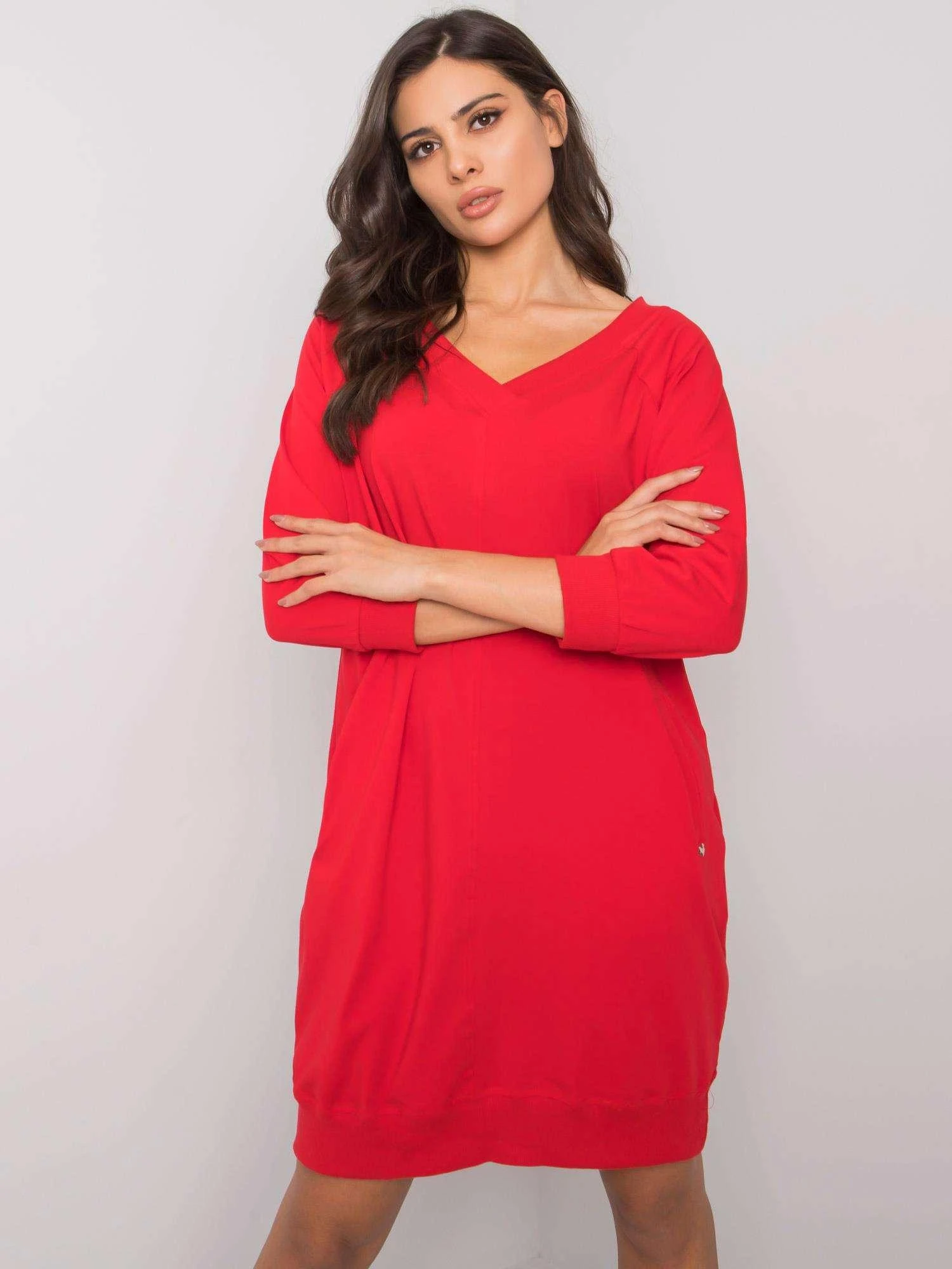 Basic Feel Good Suknelė-RV-SK-7203.35P-raudona