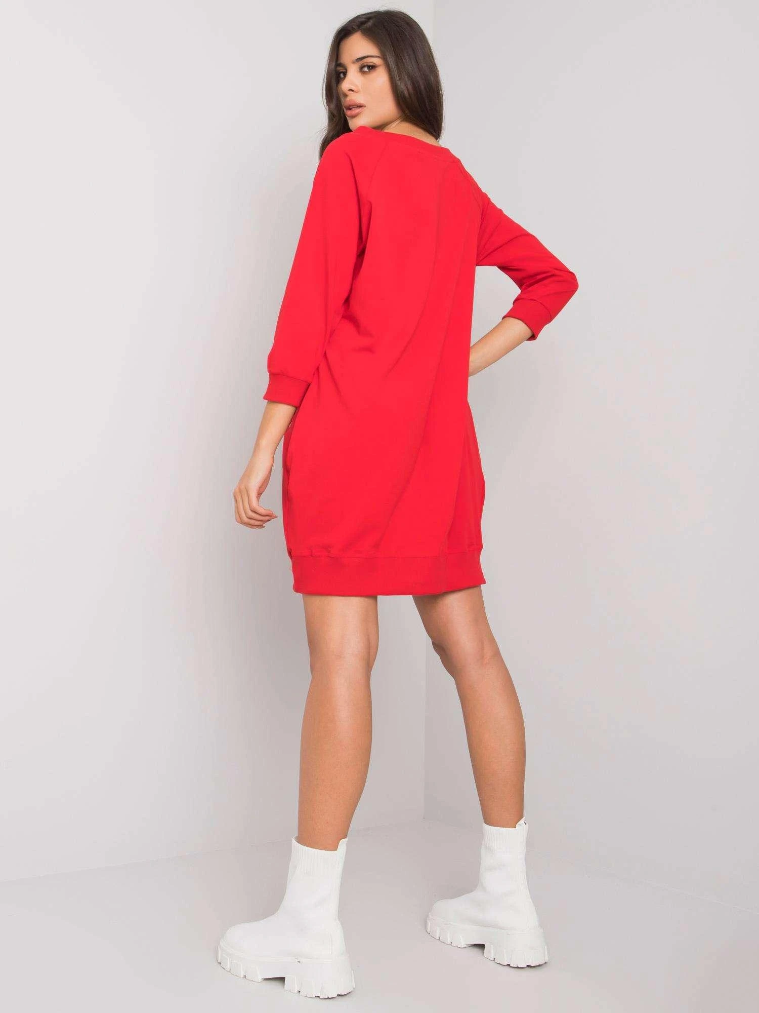 Basic Feel Good Suknelė-RV-SK-7203.35P-raudona