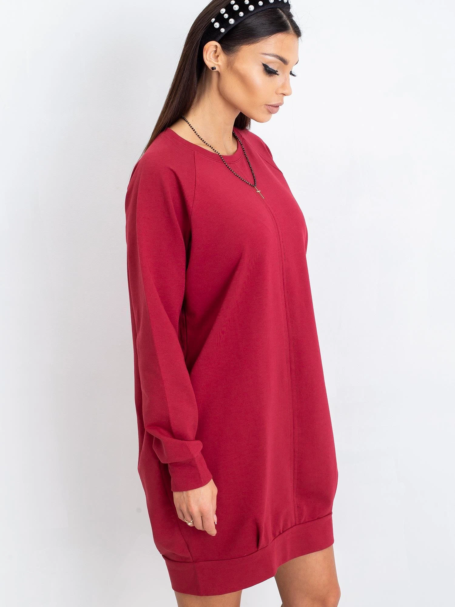 Basic Feel Good Suknelė-RV-TU-5184.93P-bordo