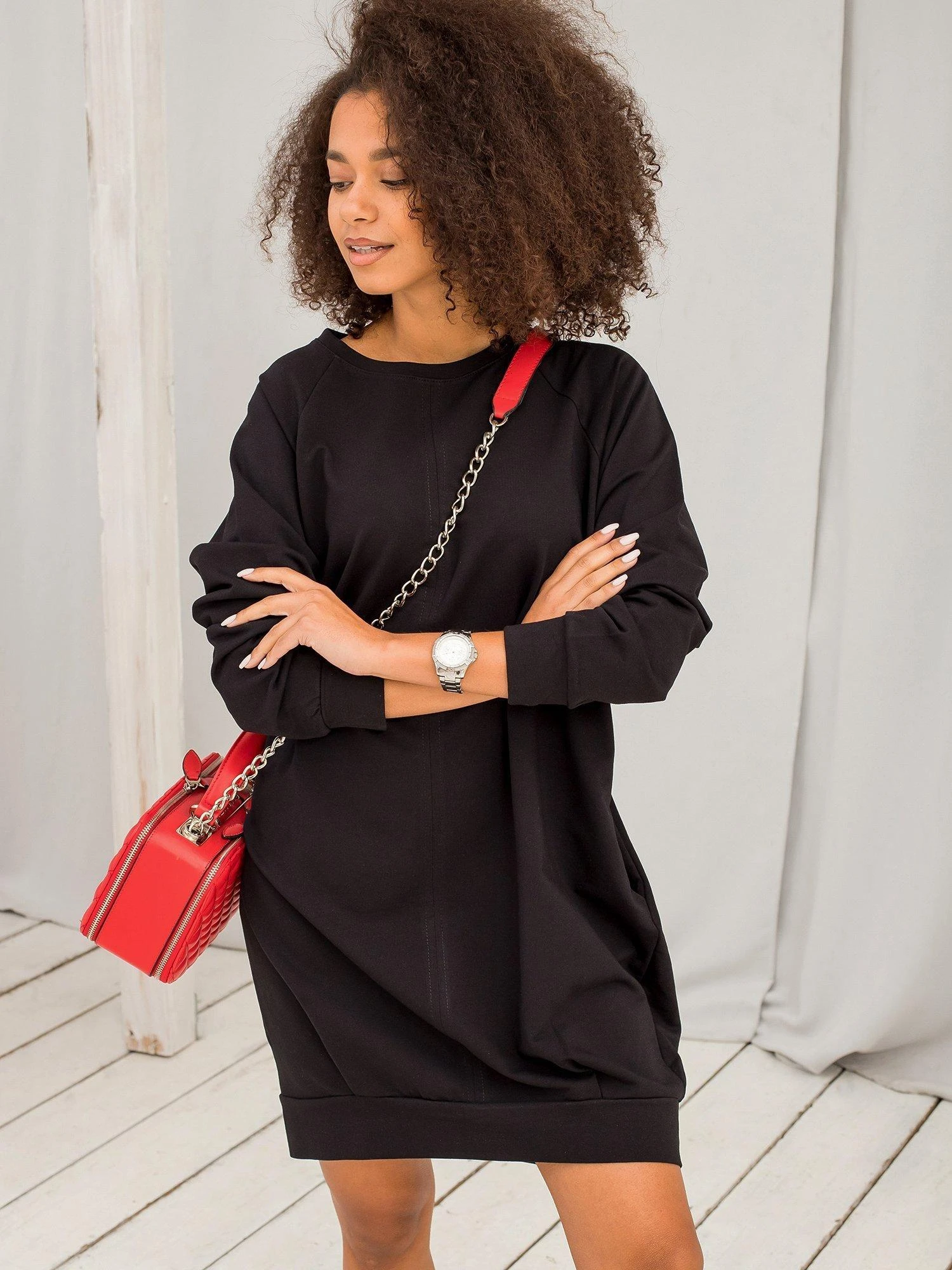 Basic Feel Good Suknelė-RV-TU-5184.93P-juoda