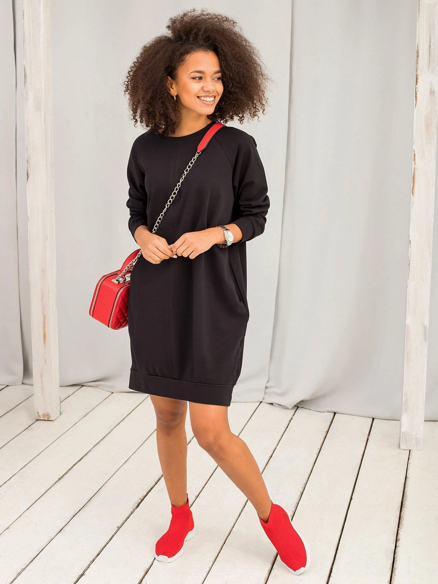 Basic Feel Good Suknelė-RV-TU-5184.93P-juoda