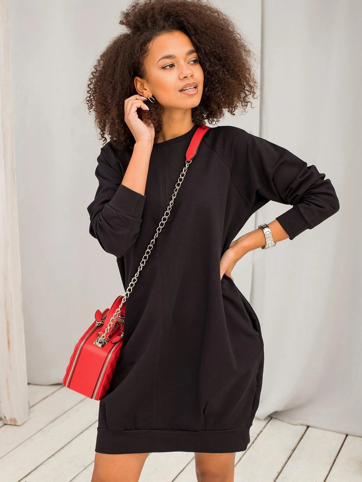Basic Feel Good Suknelė-RV-TU-5184.93P-juoda