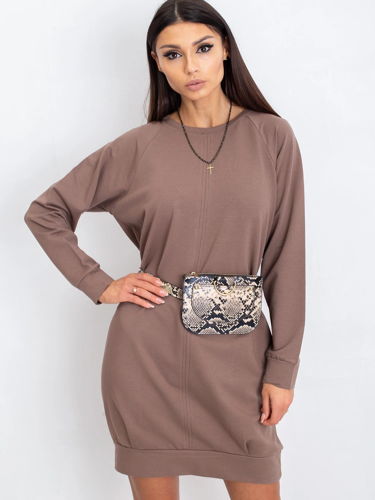 Basic Feel Good Suknelė-RV-TU-5184.93P-ruda