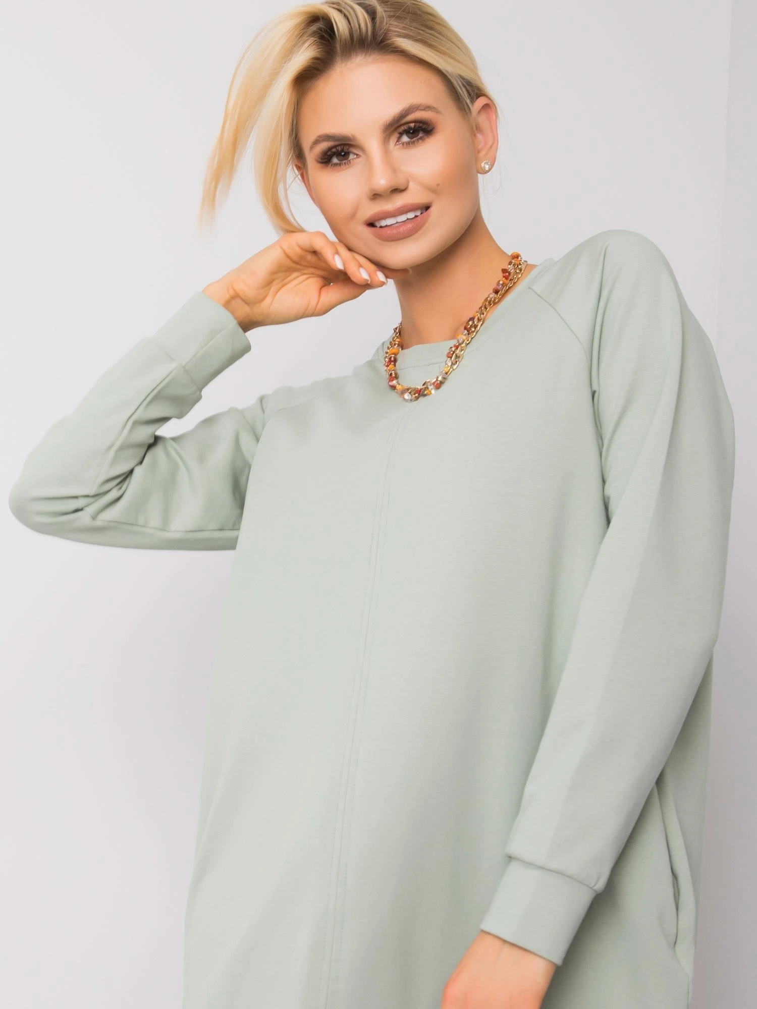 Basic Feel Good Suknelė-RV-TU-5184.93P-pistacija