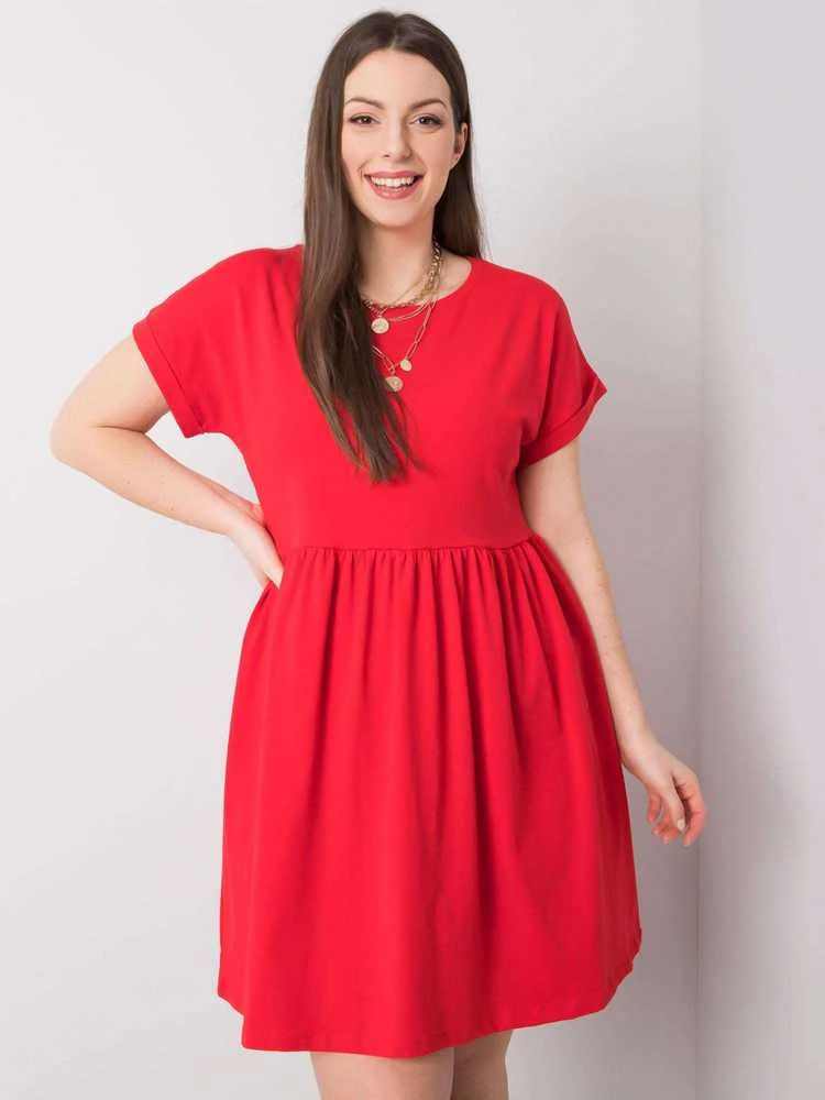 Basic Feel Good Suknelė-RV-SK-6292.09P-raudona