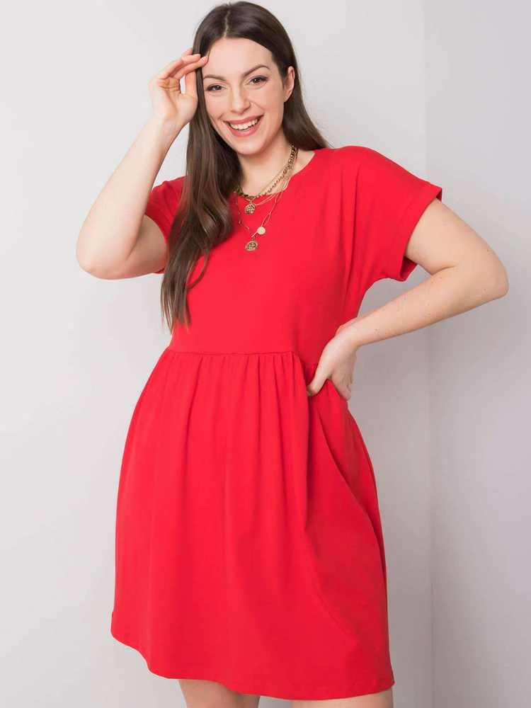 Basic Feel Good Suknelė-RV-SK-6292.09P-raudona