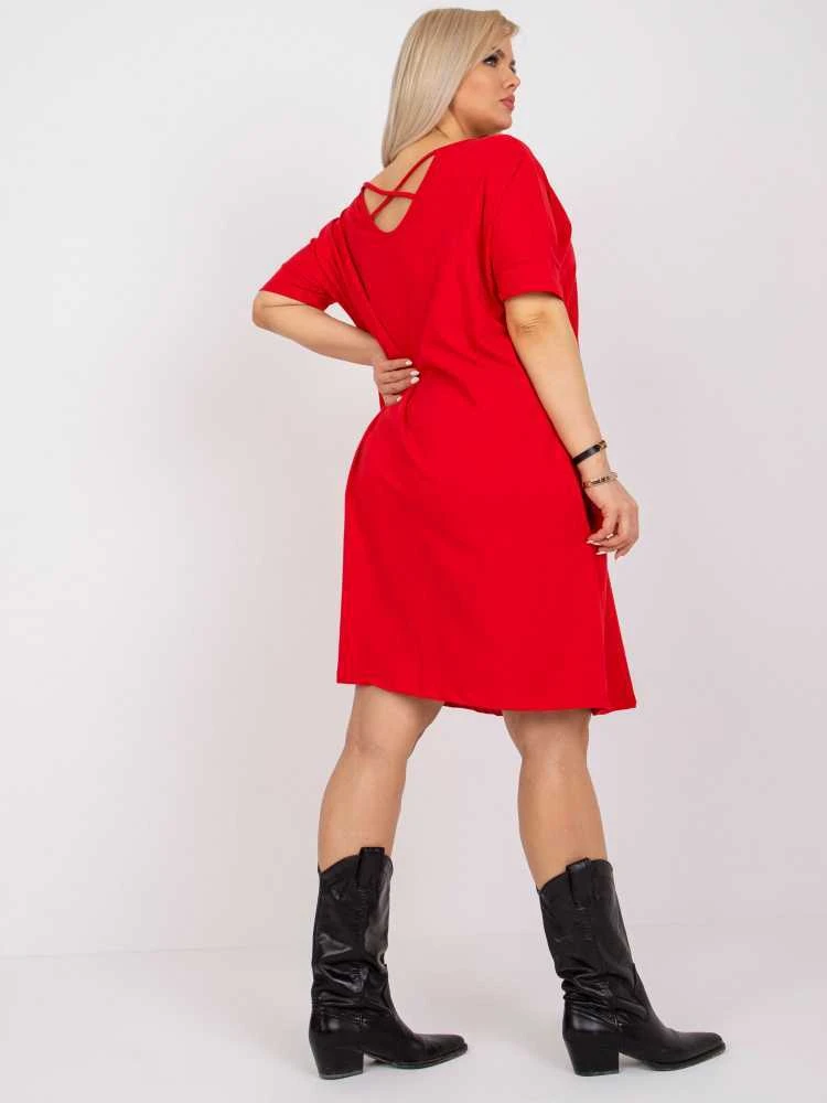 Basic Feel Good Suknelė-RV-SK-6639.02X-raudona
