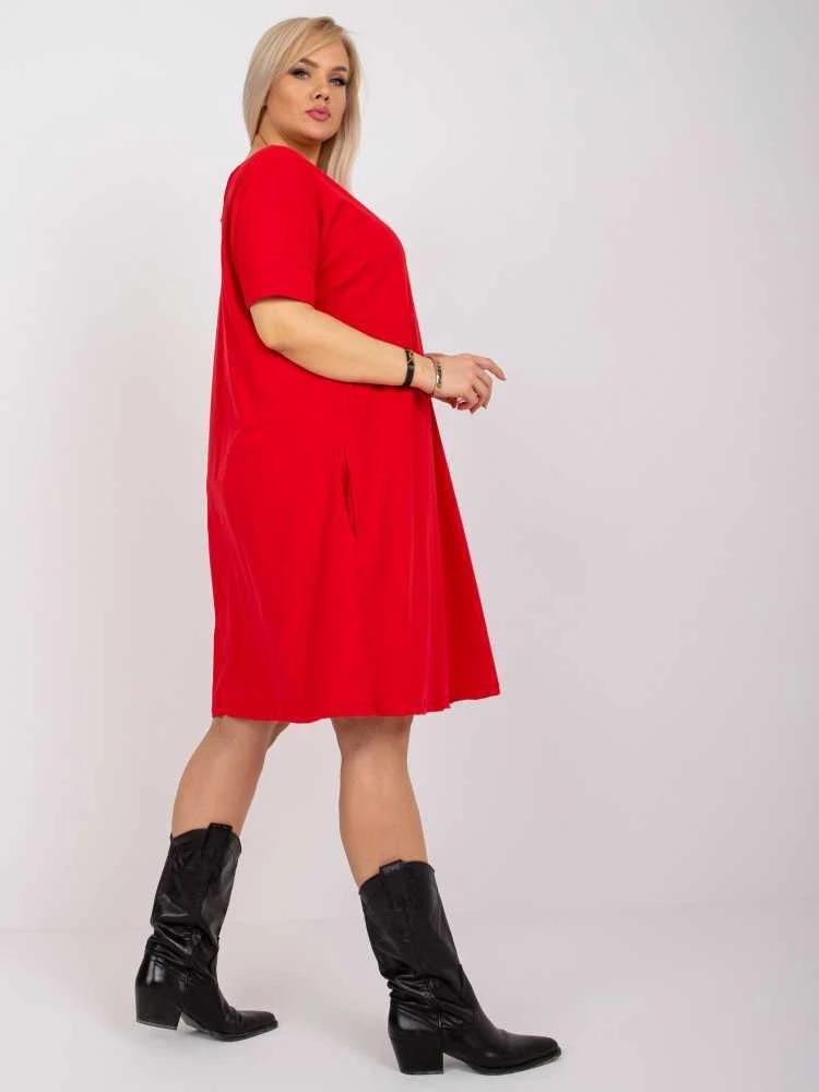 Basic Feel Good Suknelė-RV-SK-6639.02X-raudona