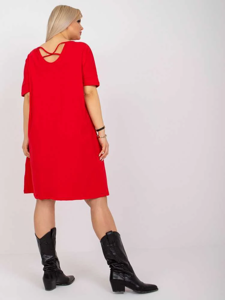 Basic Feel Good Suknelė-RV-SK-6639.02X-raudona
