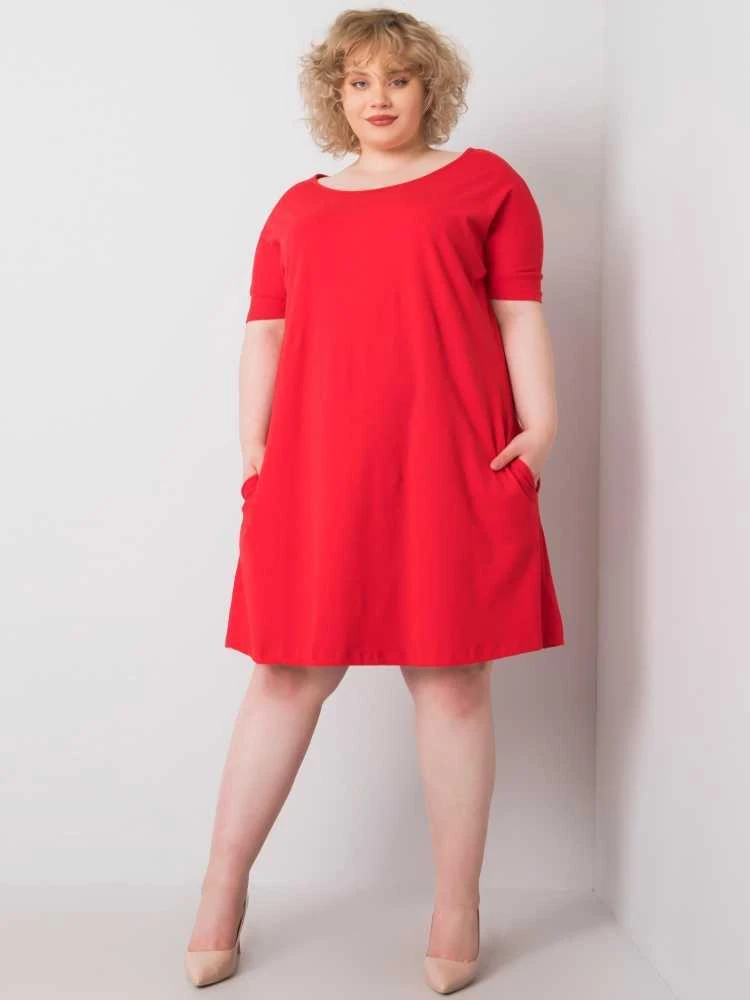Basic Feel Good Suknelė-RV-SK-6639.02X-raudona