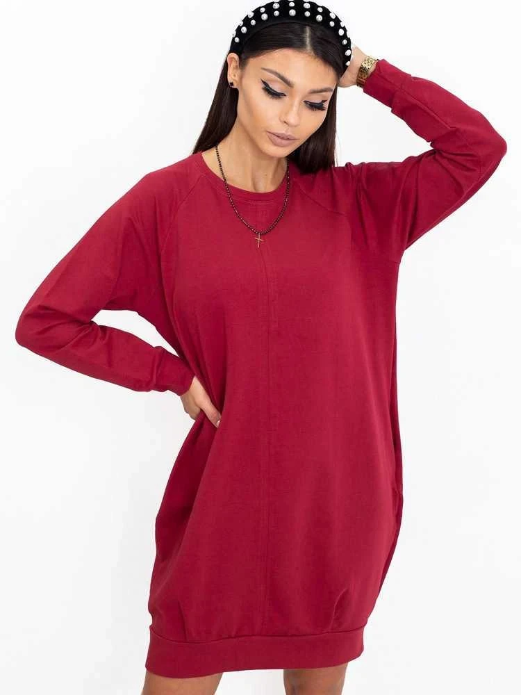 Basic Feel Good Suknelė-RV-TU-5184.93P-bordo
