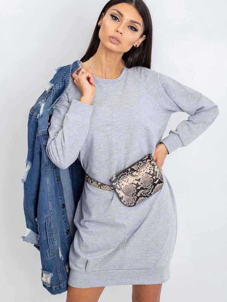 Basic Feel Good Suknelė-RV-TU-5184.93P-pilka