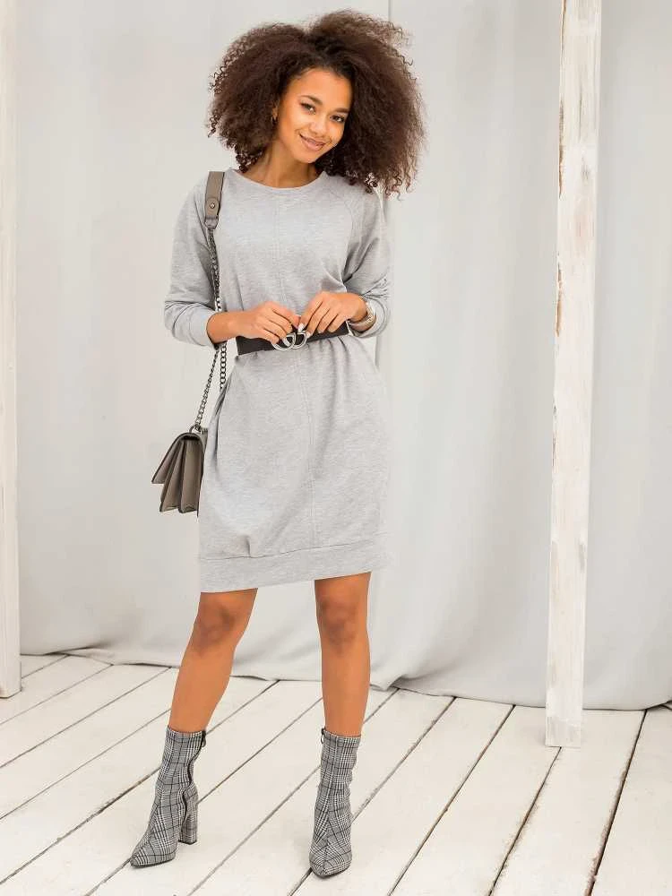 Basic Feel Good Suknelė-RV-TU-5184.93P-pilka