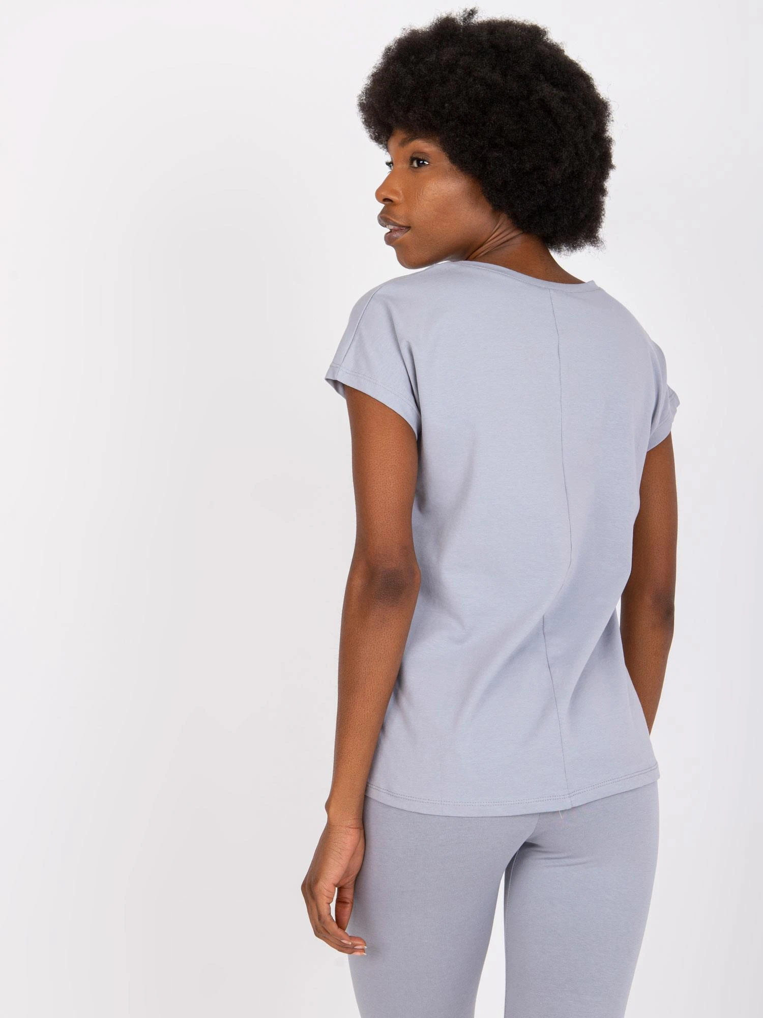 Basic Feel Good Marškinėliai-AP-TS-A-004-pilki