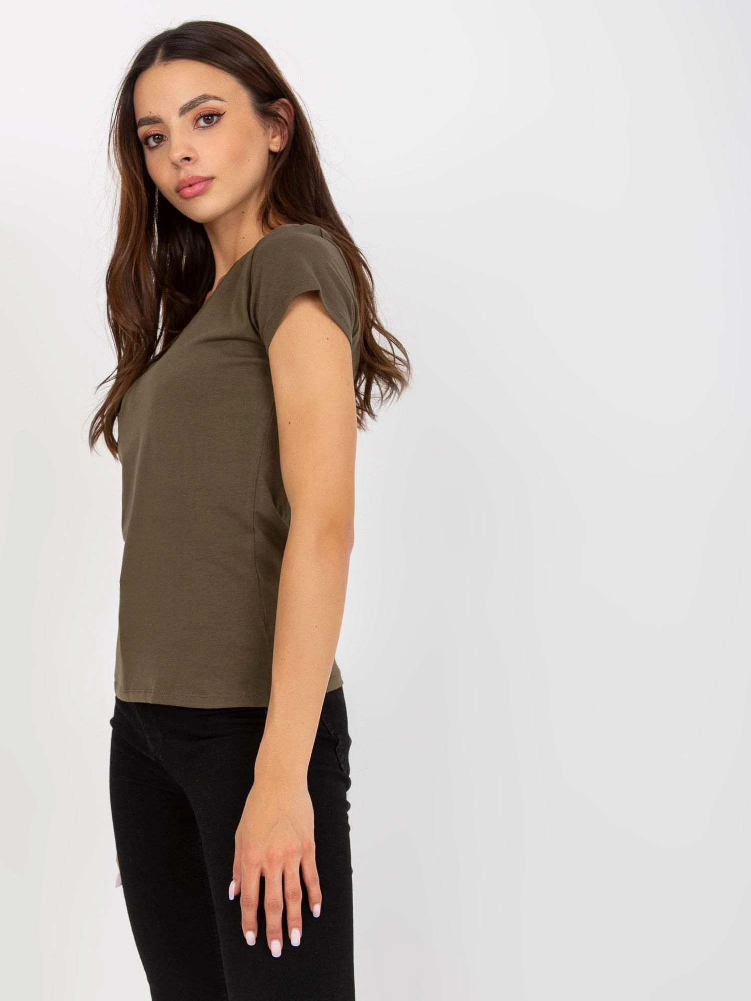 Basic Feel Good Marškinėliai-B-012.71P-khaki
