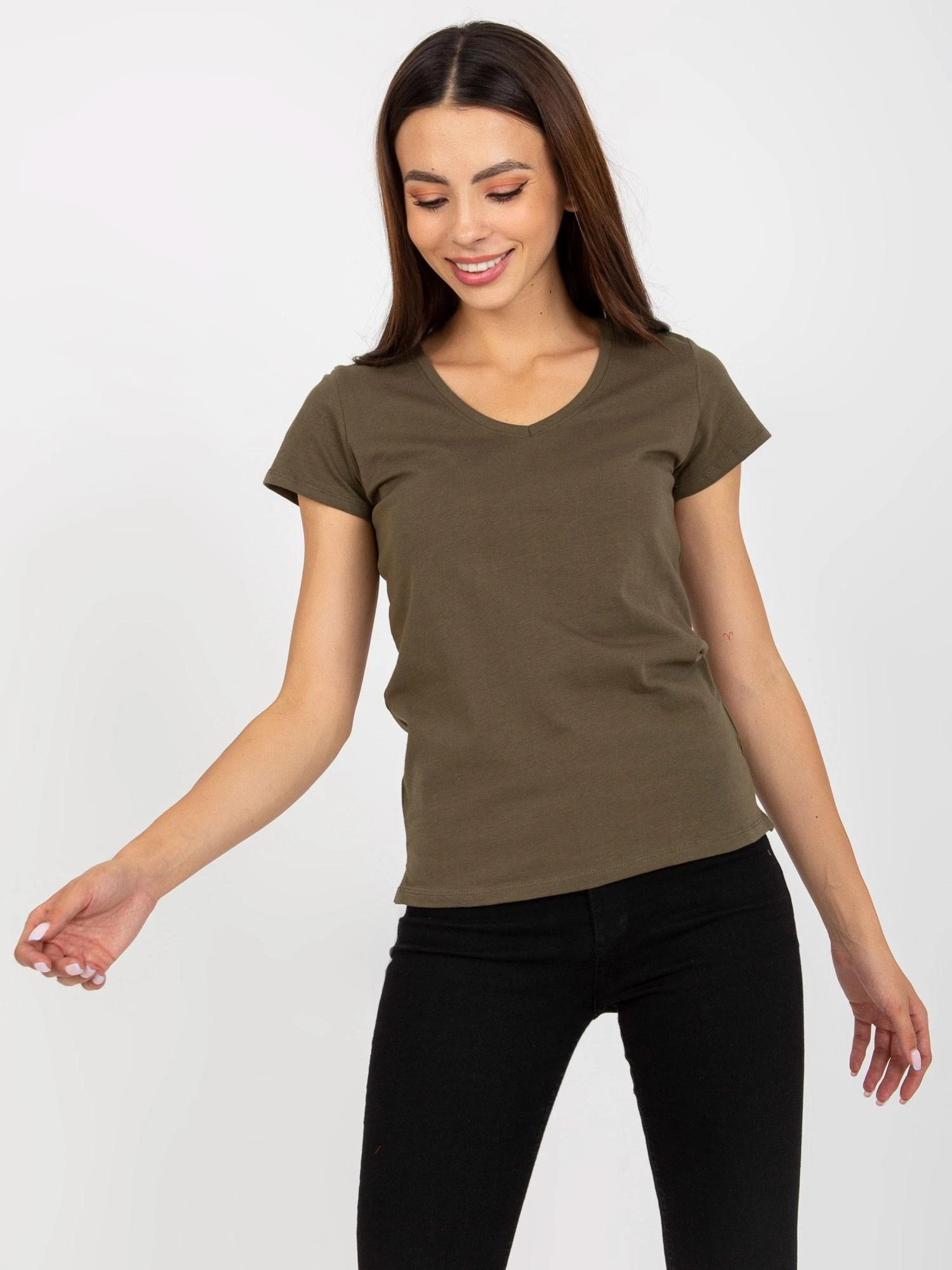 Basic Feel Good Marškinėliai-B-012.71P-khaki