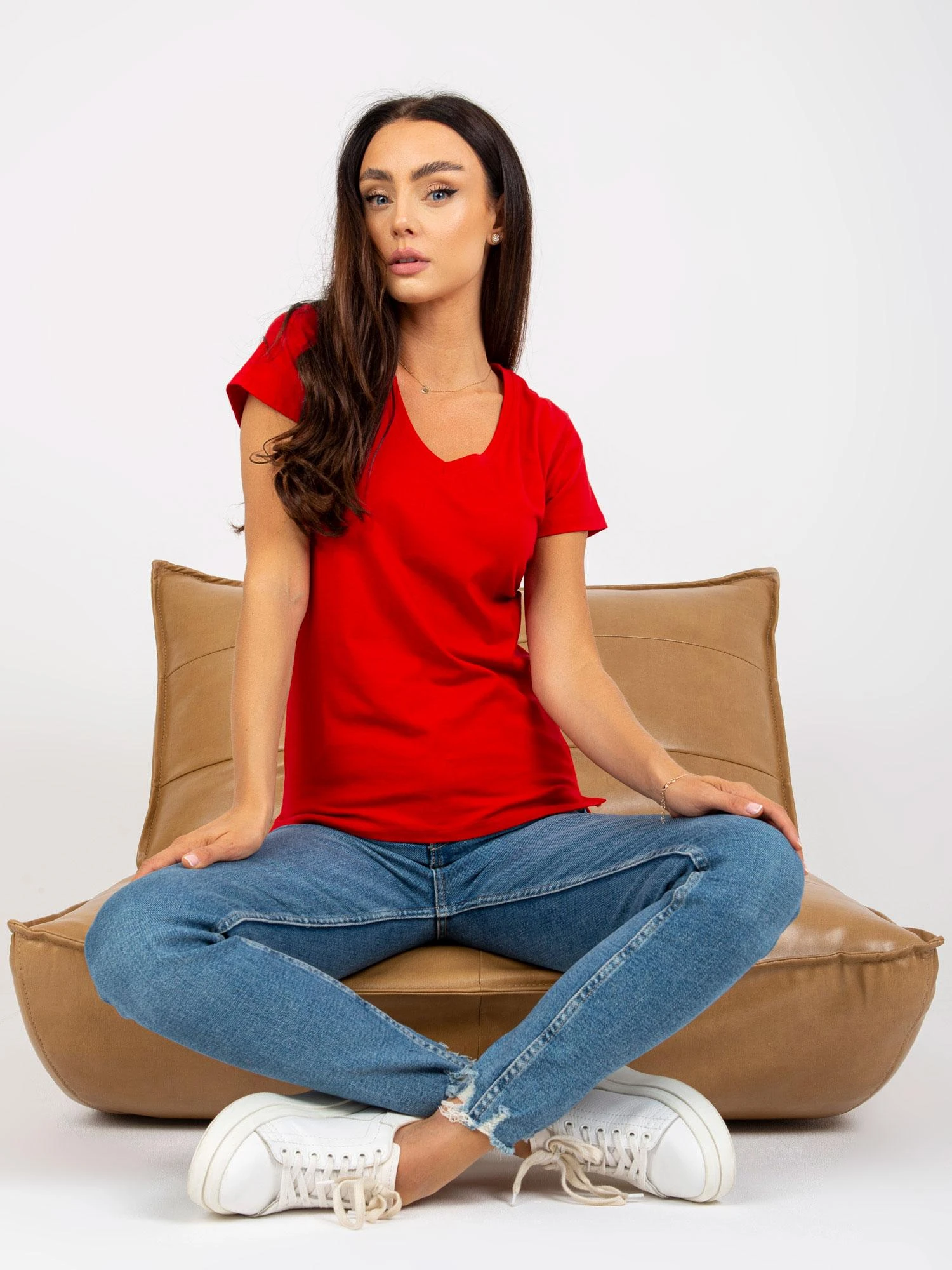 Basic Feel Good Marškinėliai-B-012.79P-raudona