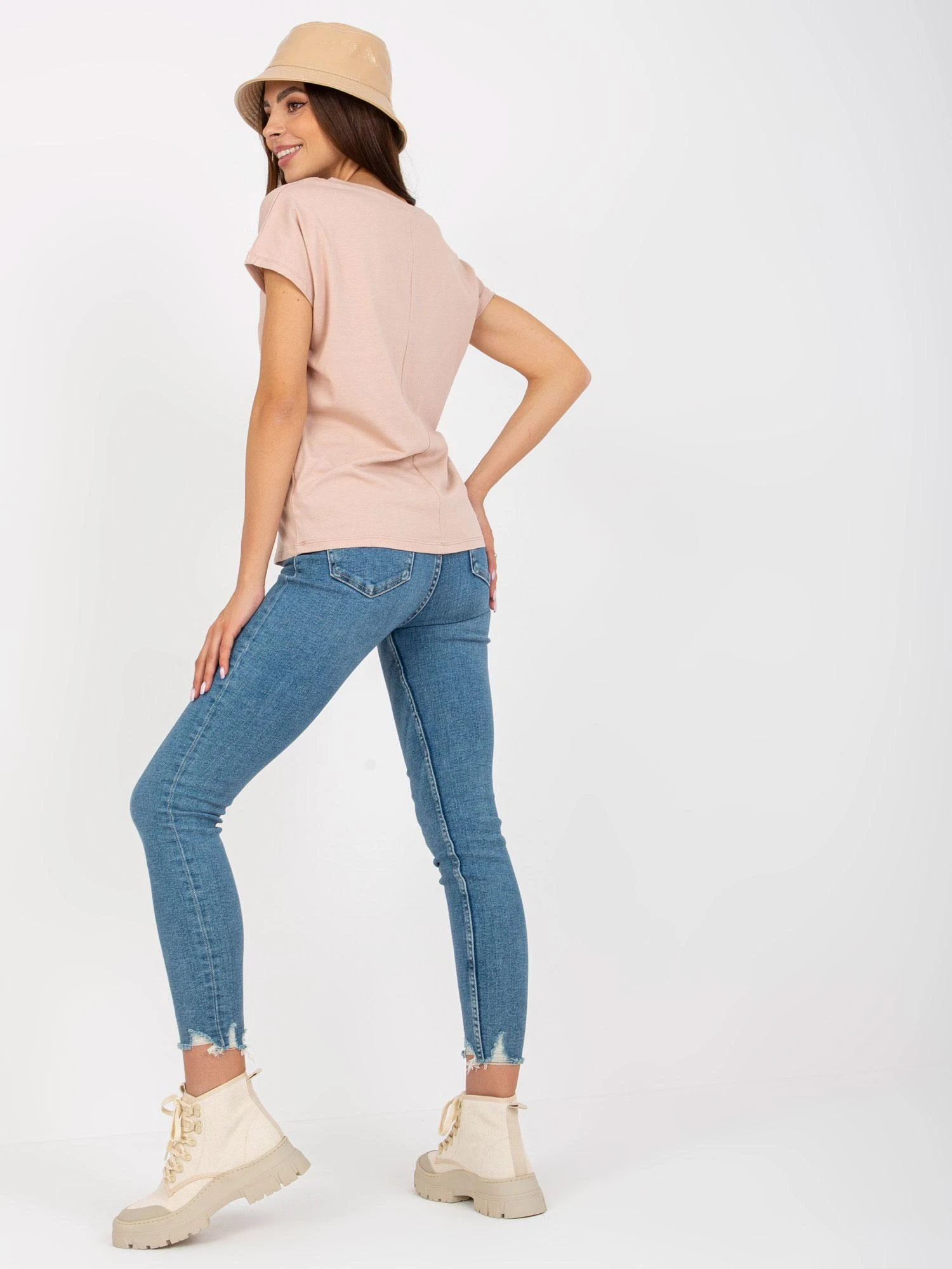 Basic Feel Good Marškinėliai-B-014.43-smėlio spalvos