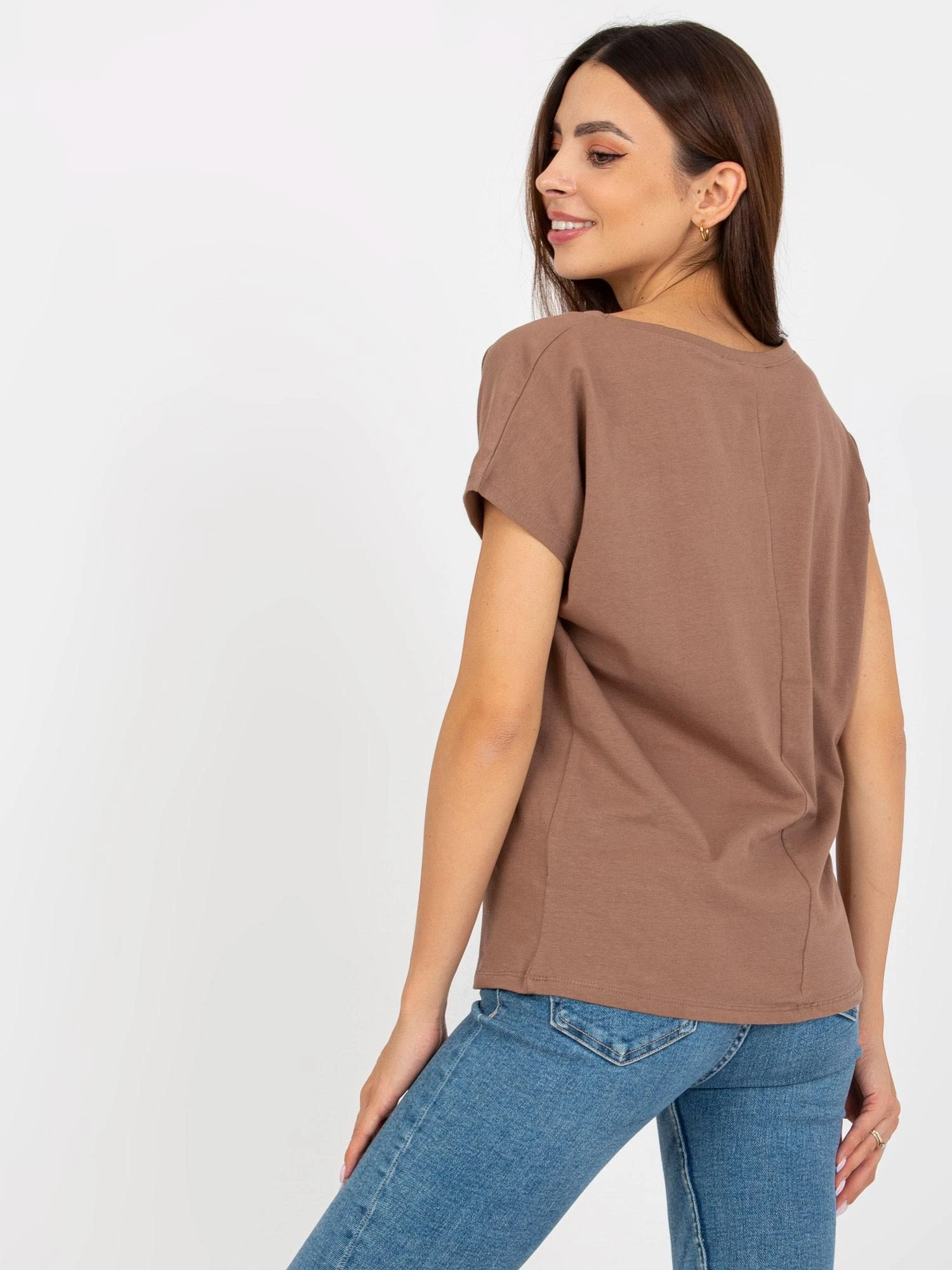 Basic Feel Good Marškinėliai-B-014.59-rudi