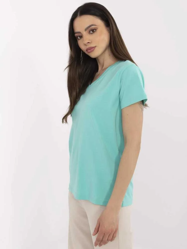 Basic Feel Good T-shirt-CLM-TS-1639.12-turkio