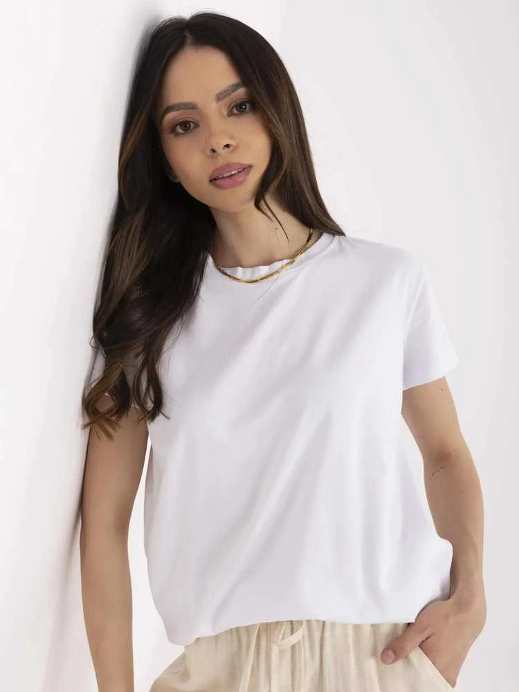 Basic Feel Good T-shirt-CLM-TS-1640.87-balta