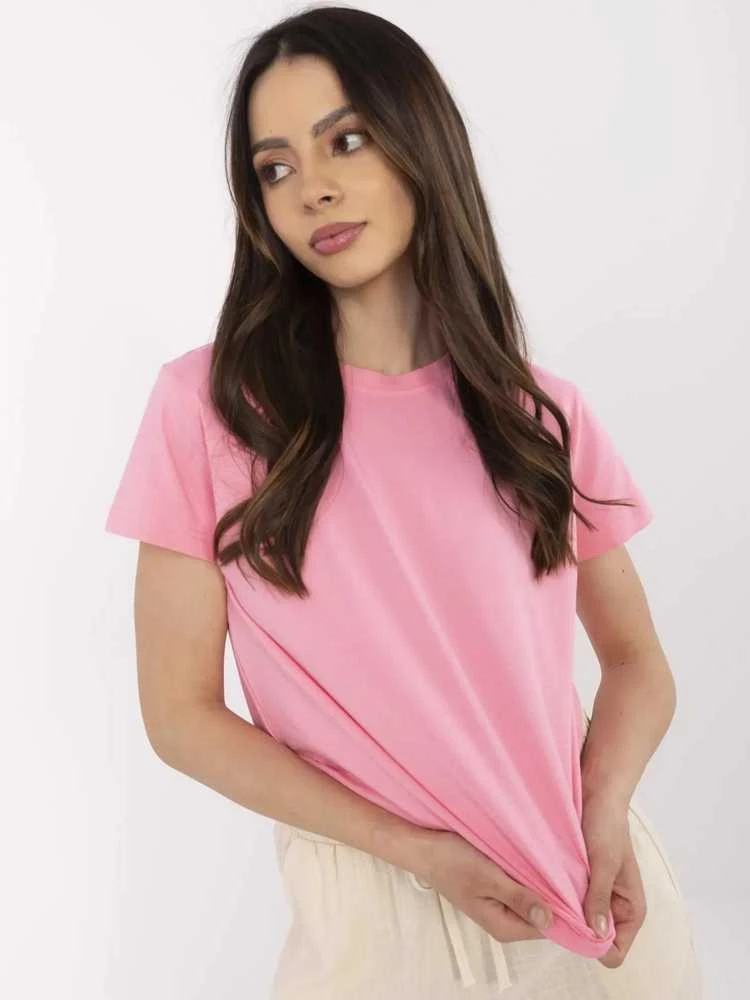 Basic Feel Good T-shirt-CLM-TS-1640.87-rožinė