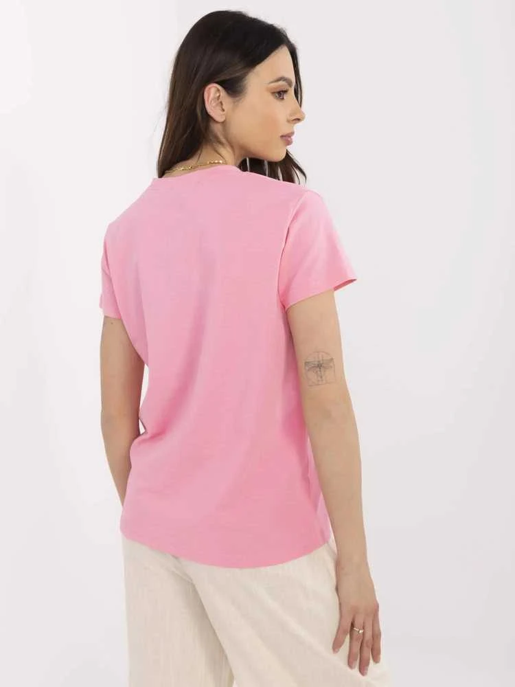 Basic Feel Good T-shirt-CLM-TS-1640.87-rožinė