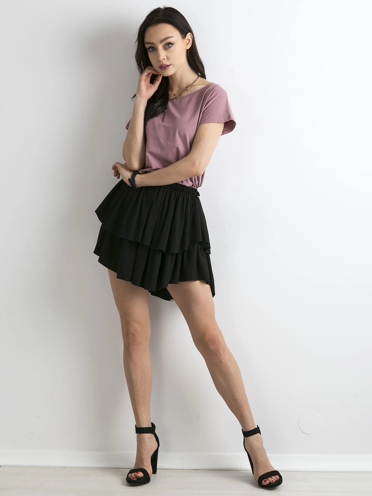 Basic Feel Good Marškinėliai-RV-BZ-4622.20-tamsiai rožinė