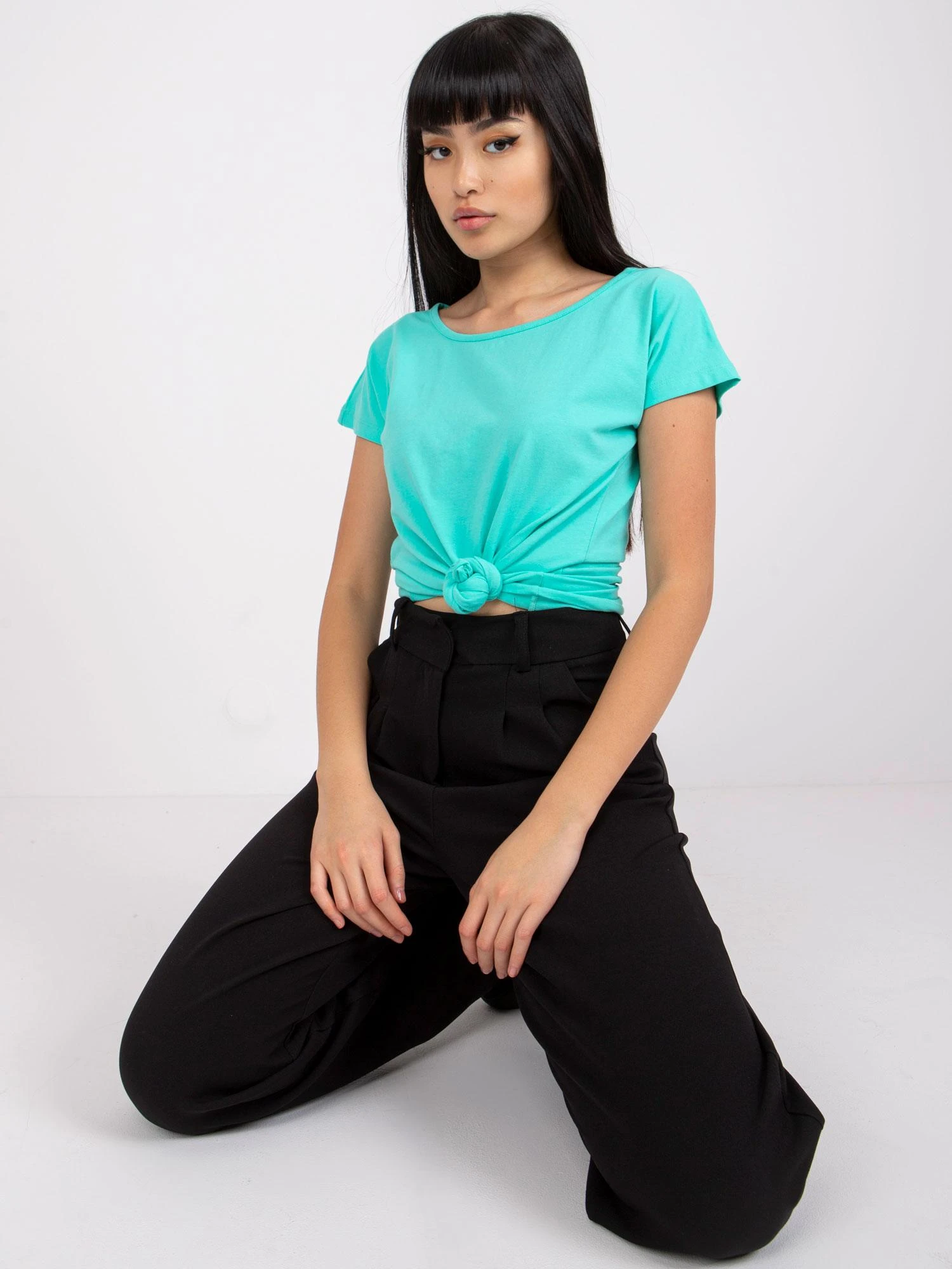 Basic Feel Good Marškinėliai-RV-BZ-4622.37-turkis
