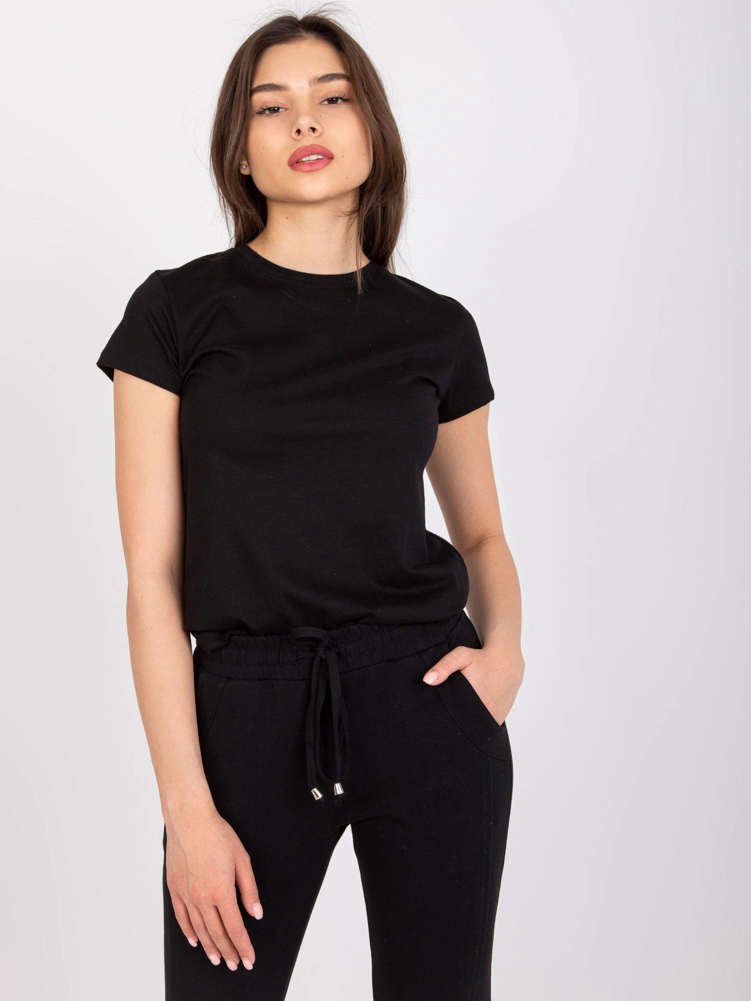 Basic Feel Good Marškinėliai-RV-TS-4623.32-juodi