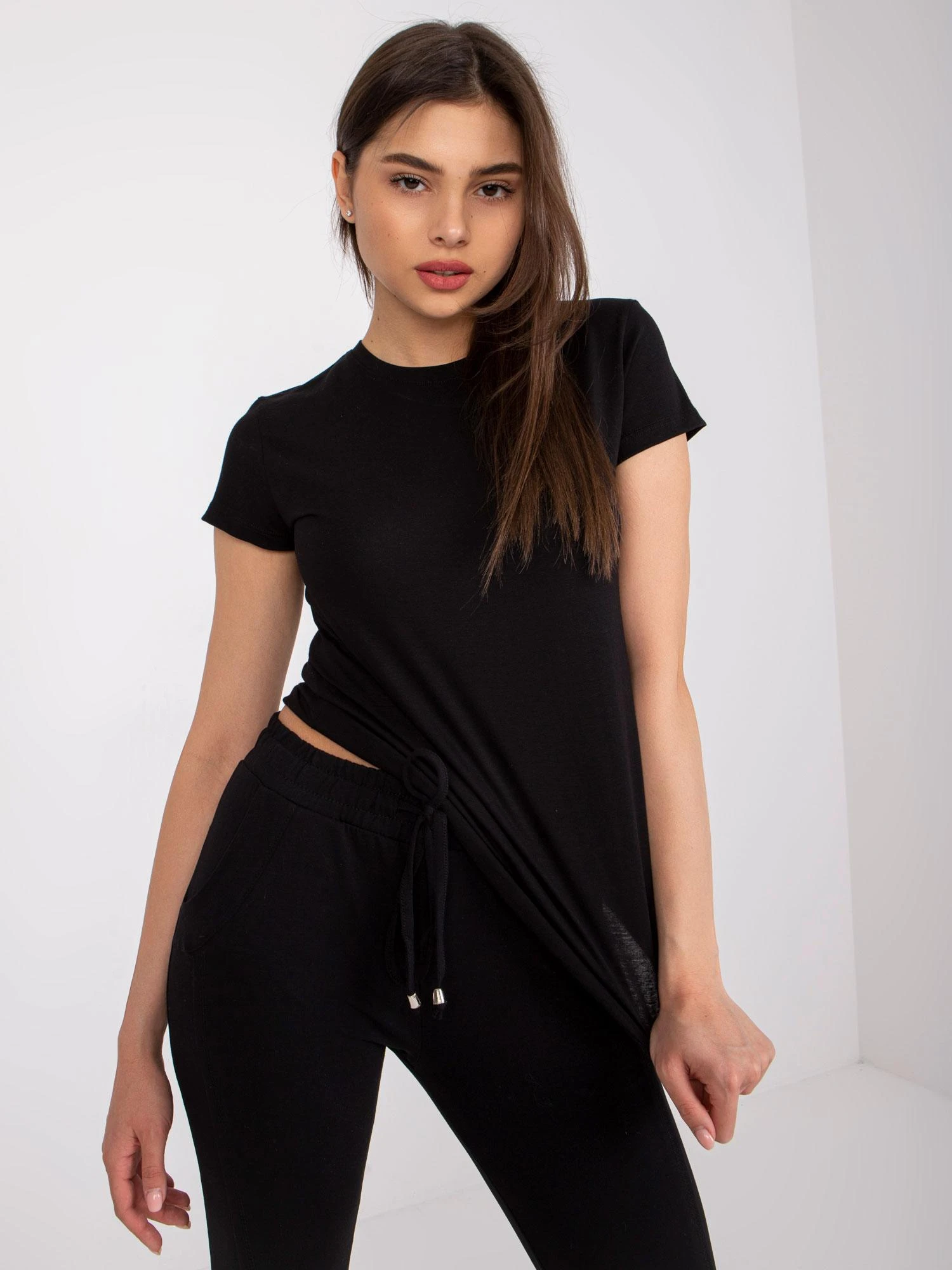 Basic Feel Good Marškinėliai-RV-TS-4623.32-juodi