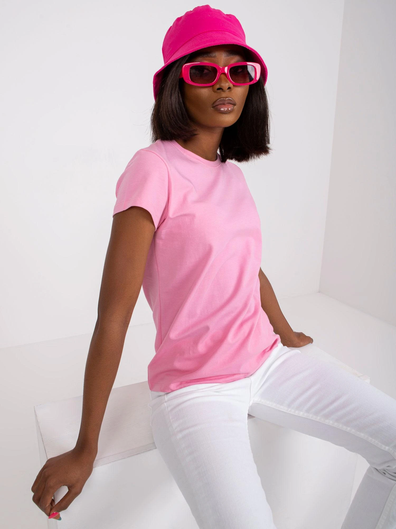 Basic Feel Good Marškinėliai-RV-TS-4623.60-rožiniai