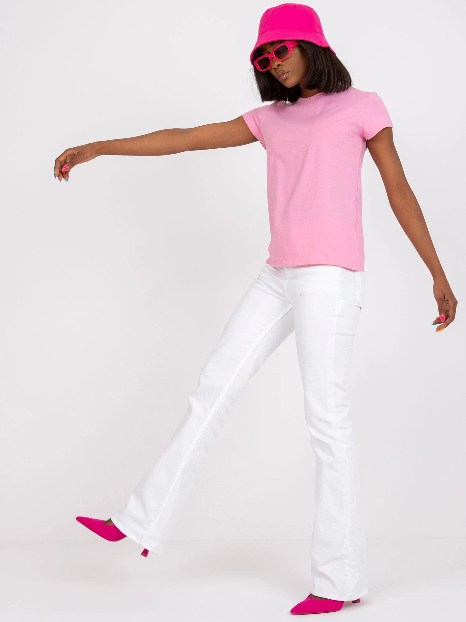 Basic Feel Good Marškinėliai-RV-TS-4623.60-rožiniai
