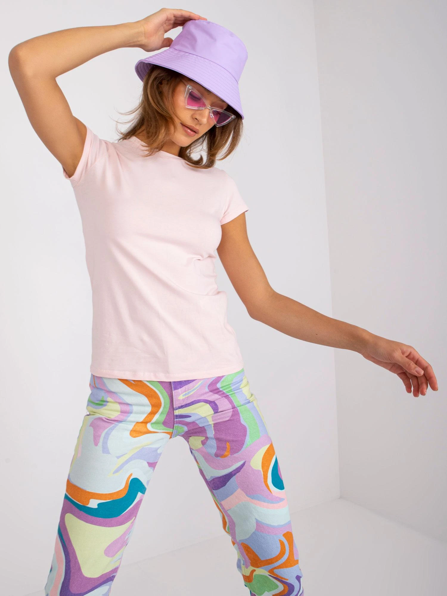 Basic Feel Good Marškinėliai-RV-TS-4623.71-šviesiai rožinė