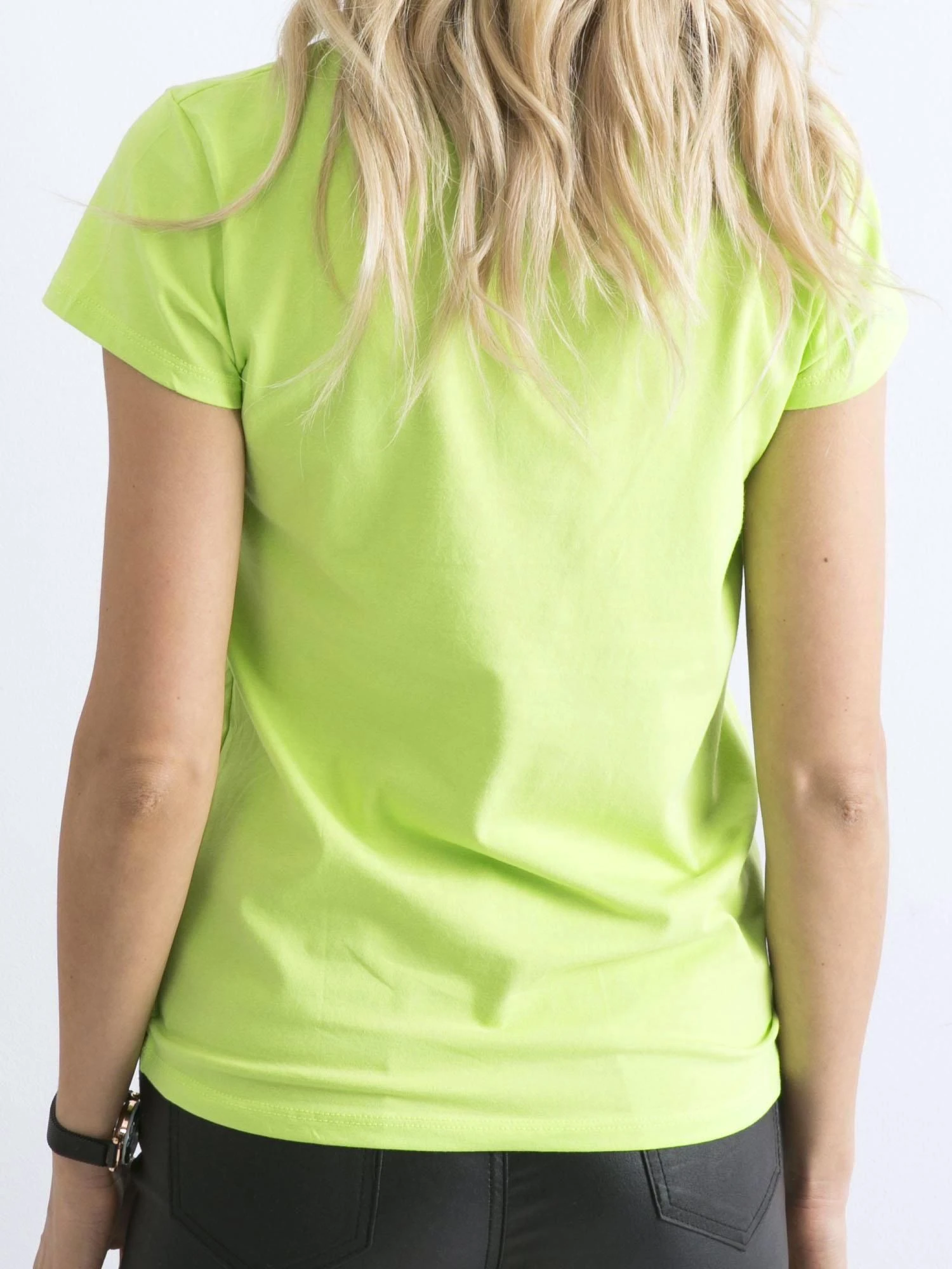 Basic Feel Good Marškinėliai-RV-TS-4623.84-fluo žalia