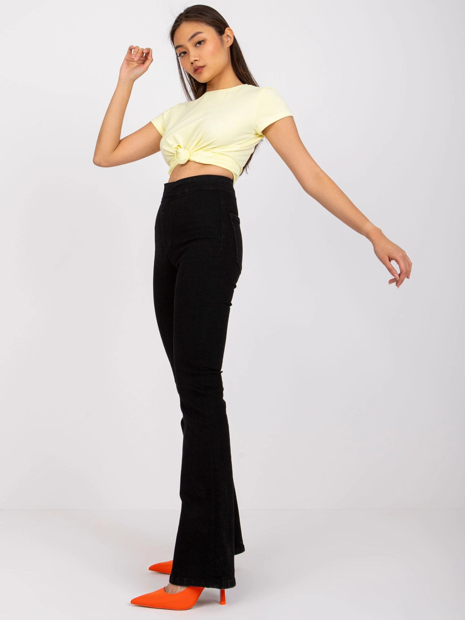 Basic Feel Good Marškinėliai-RV-TS-4623.93-šviesiai geltoni