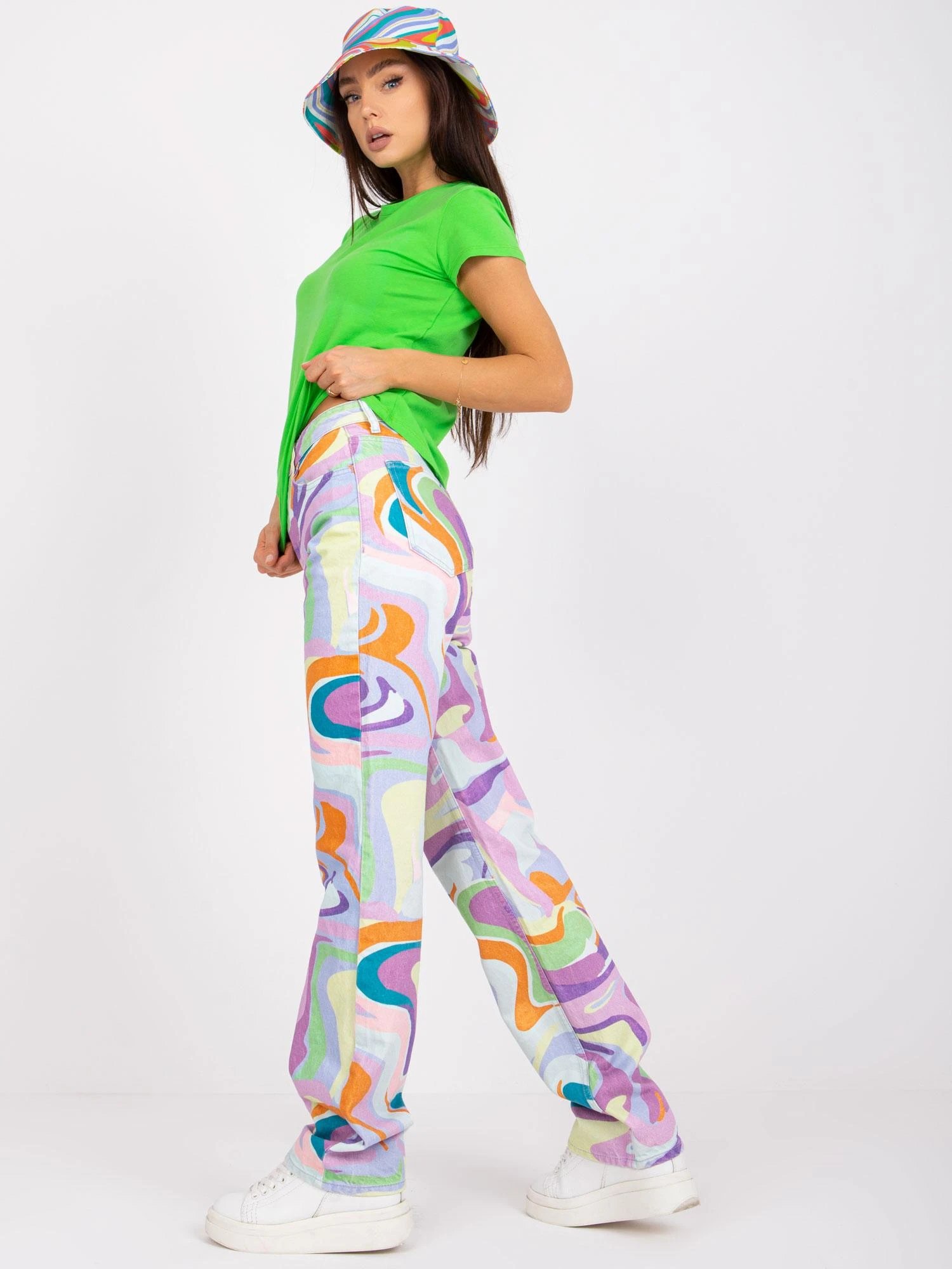 Basic Feel Good Marškinėliai-RV-TS-4623.98-šviesiai žalia