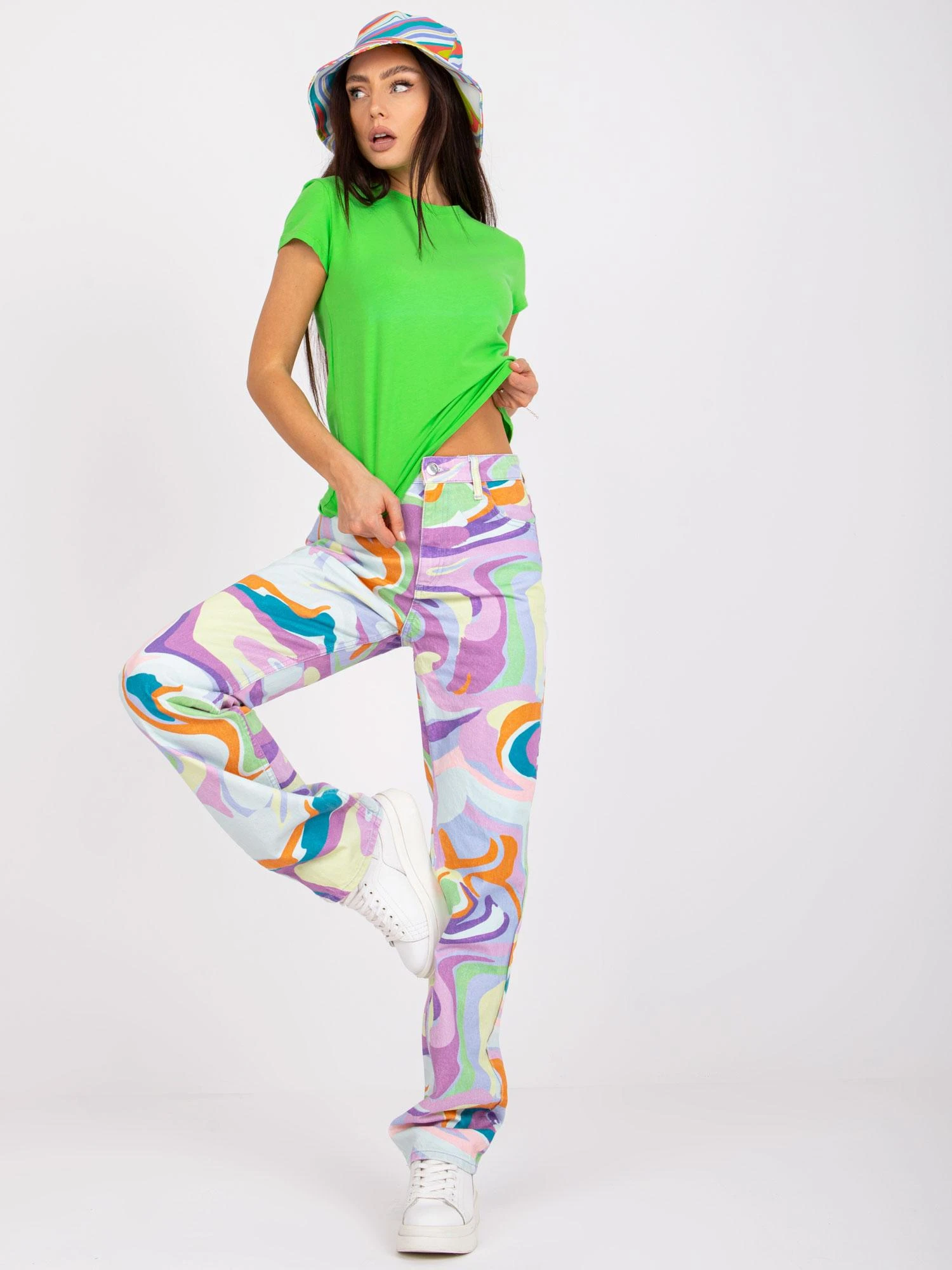 Basic Feel Good Marškinėliai-RV-TS-4623.98-šviesiai žalia