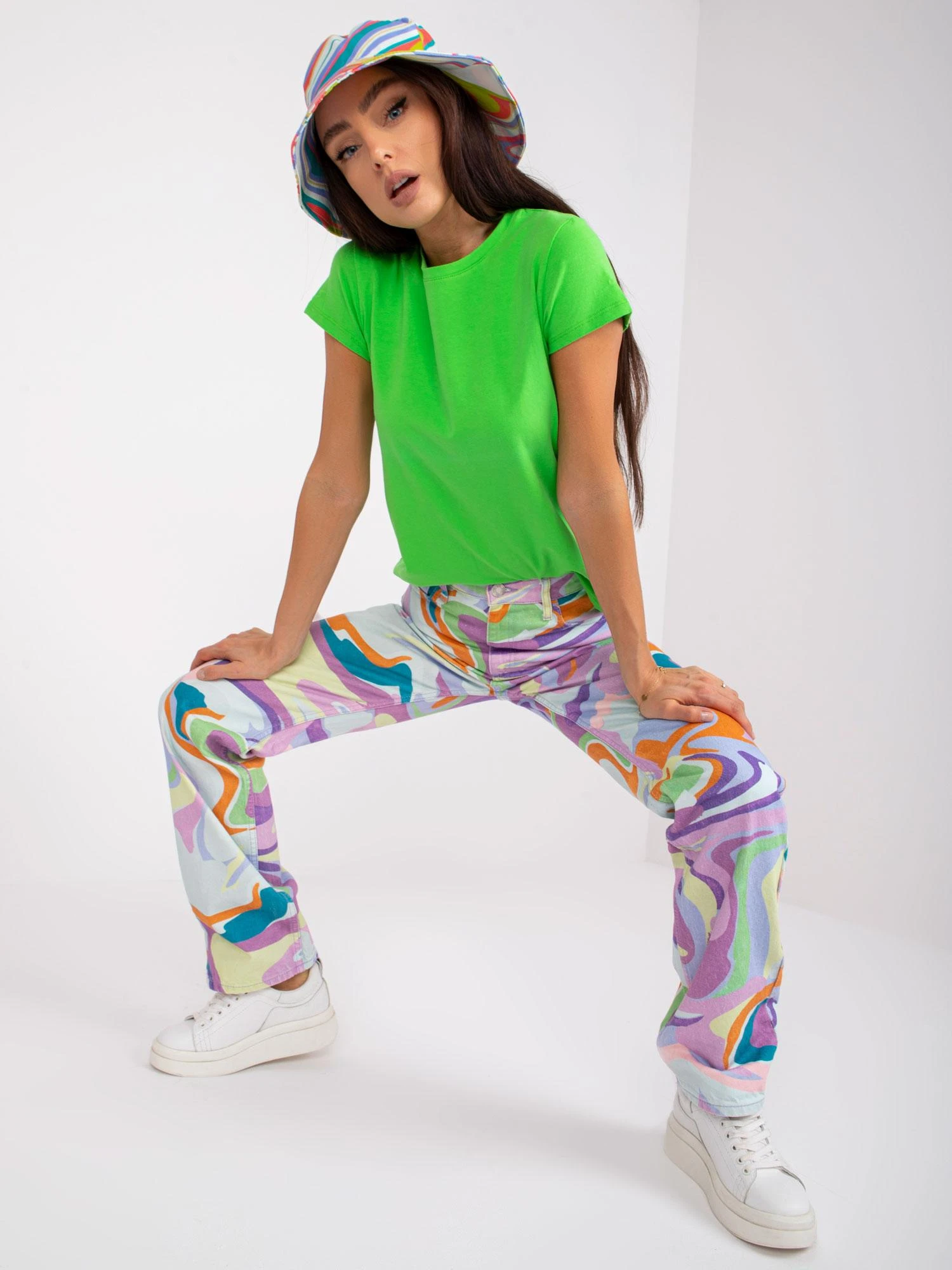 Basic Feel Good Marškinėliai-RV-TS-4623.98-šviesiai žalia