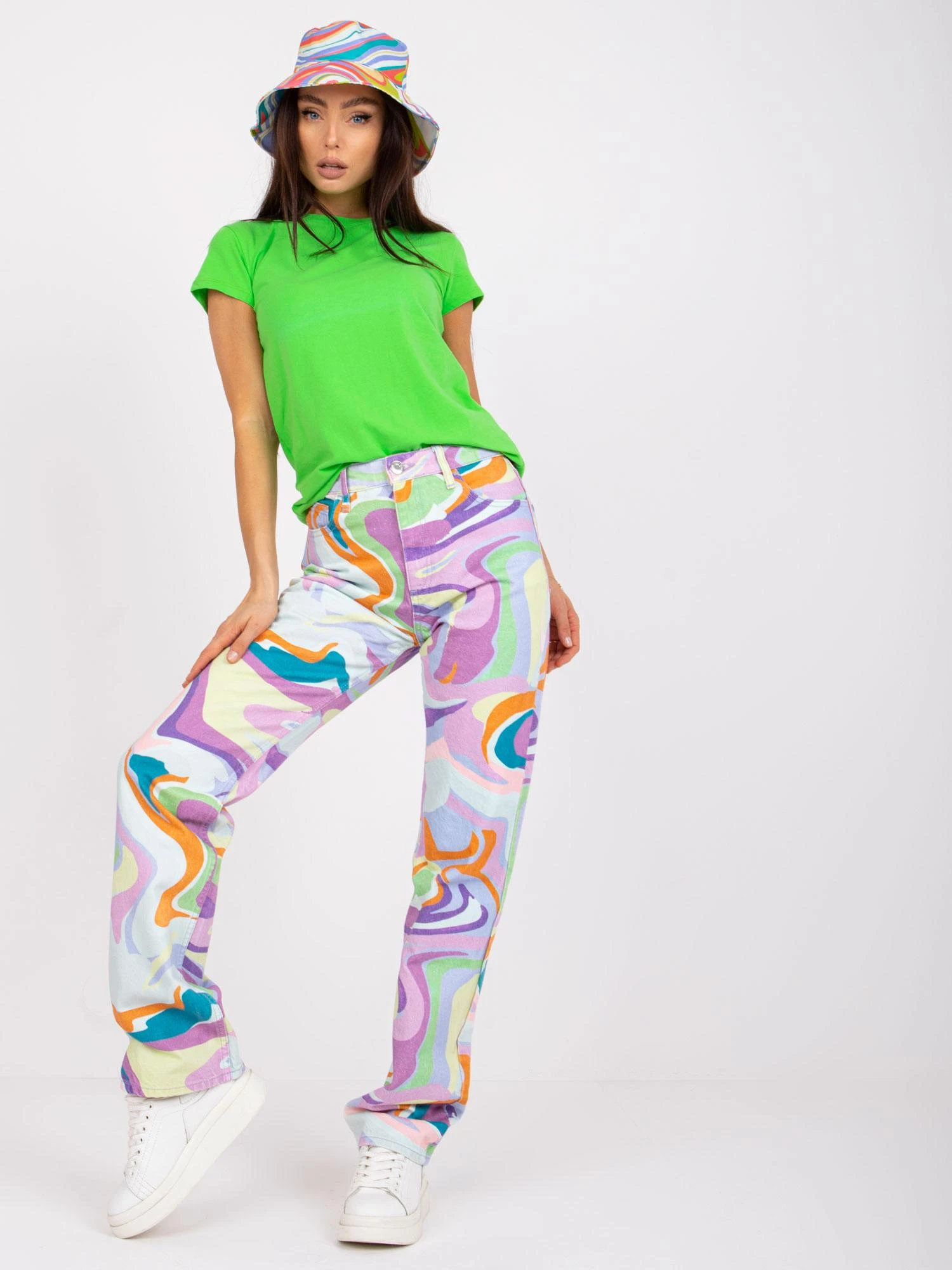 Basic Feel Good Marškinėliai-RV-TS-4623.98-šviesiai žalia