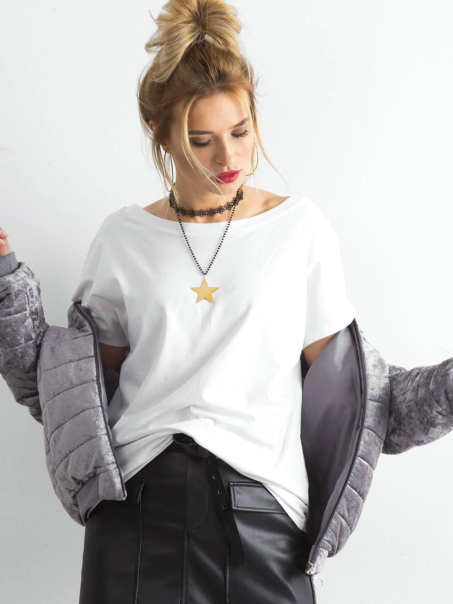 Basic Feel Good Marškinėliai-RV-TS-4662.20P-balti